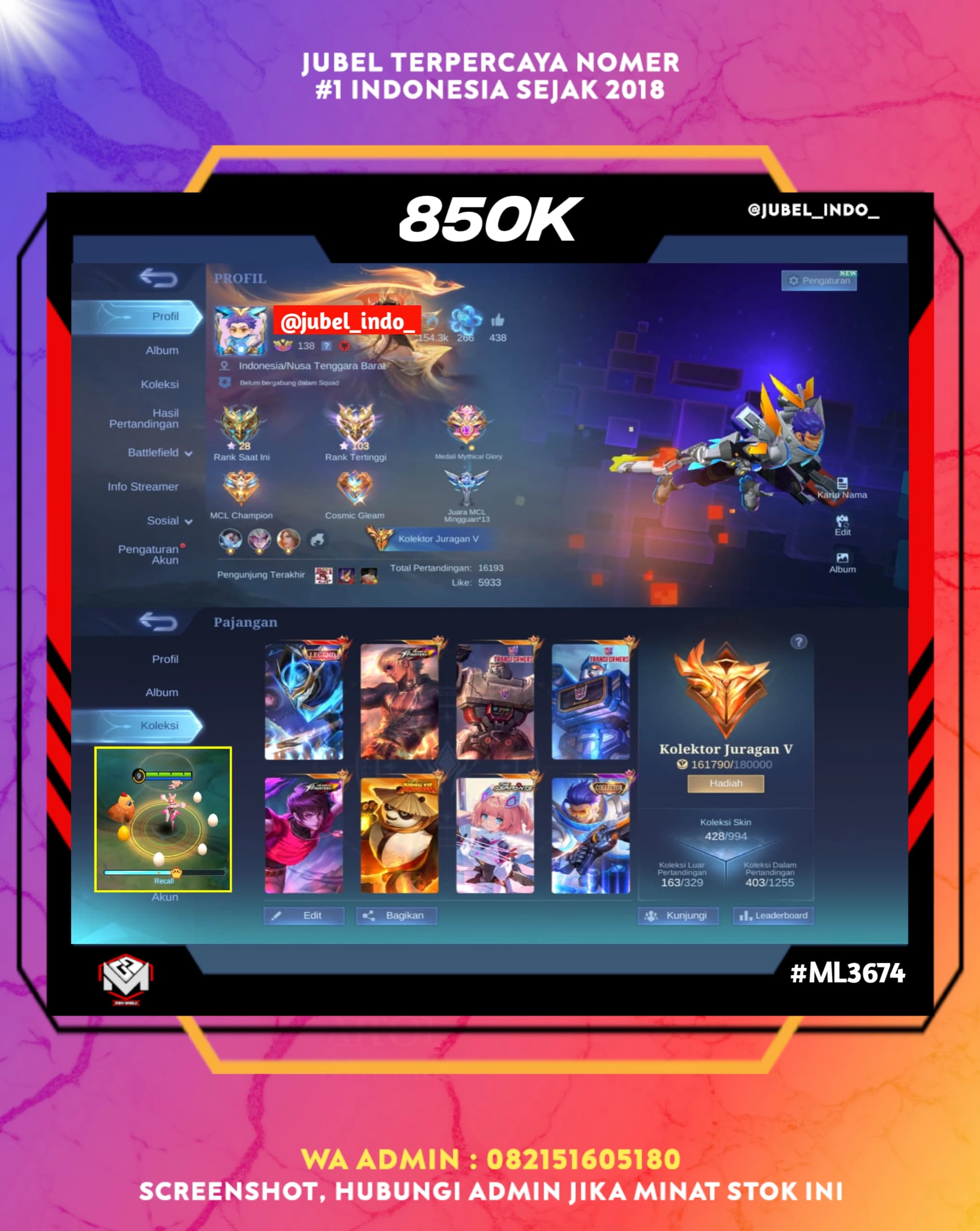 STOK ML #ML3674
