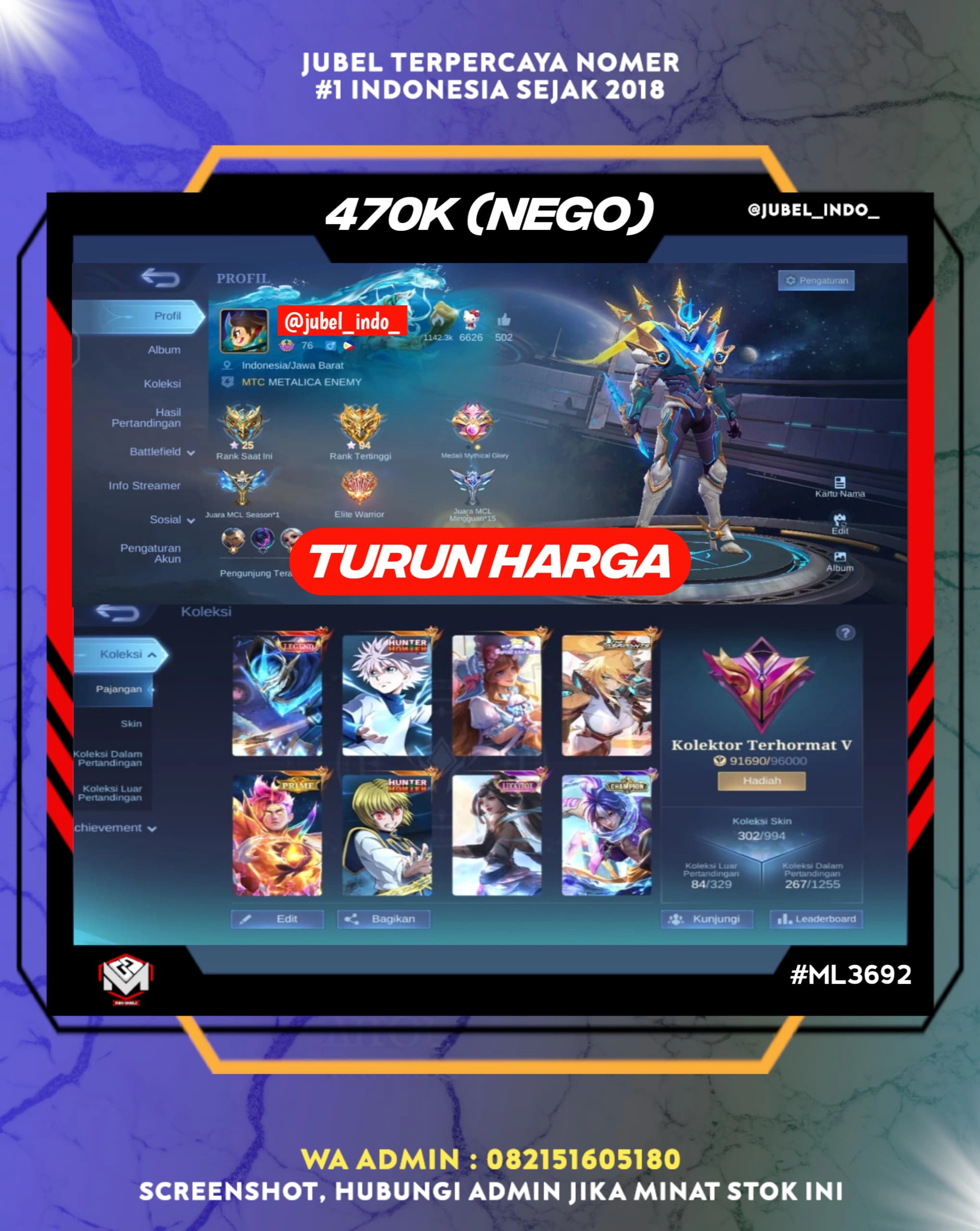 STOK ML #ML3692