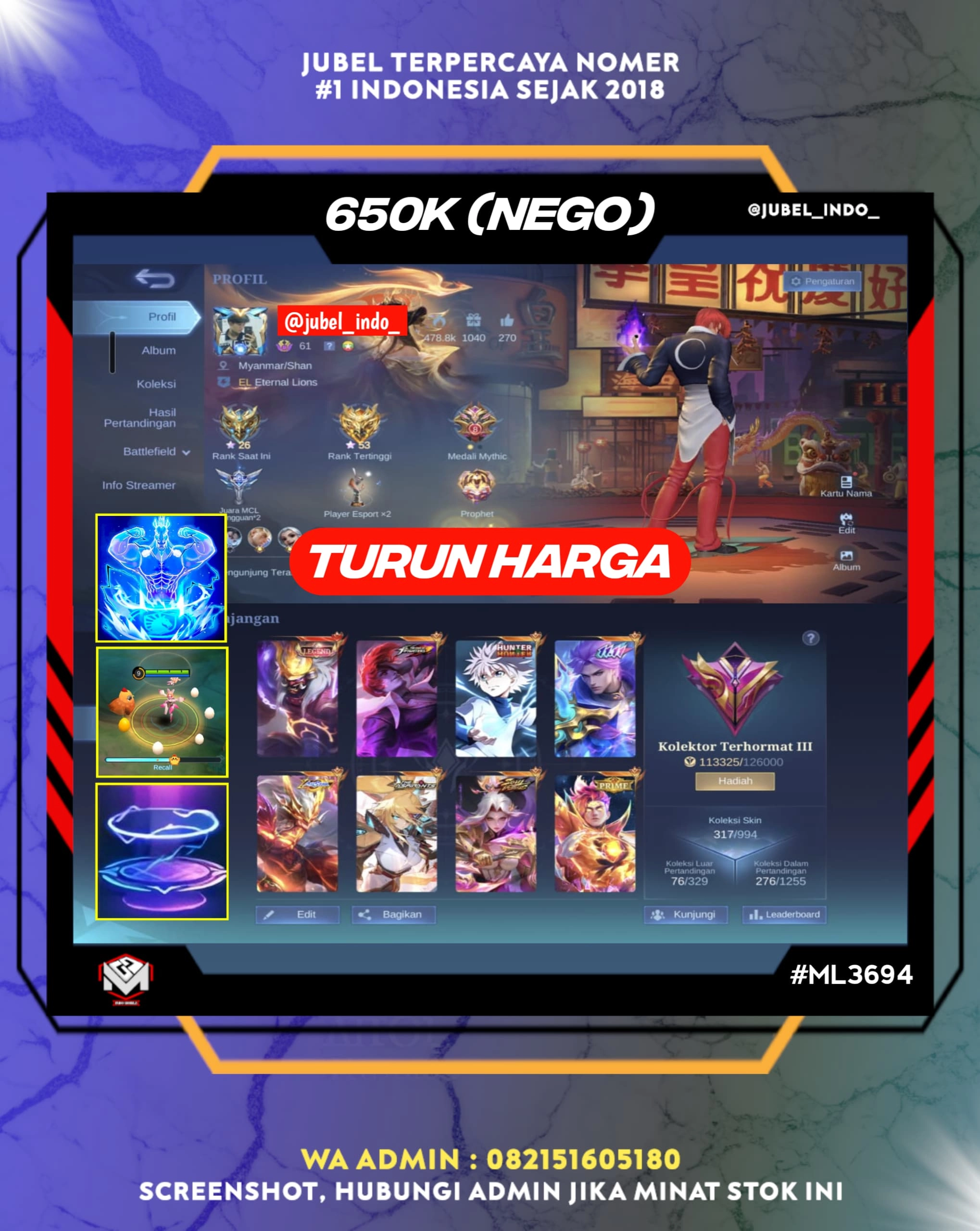 STOK ML #ML3694
