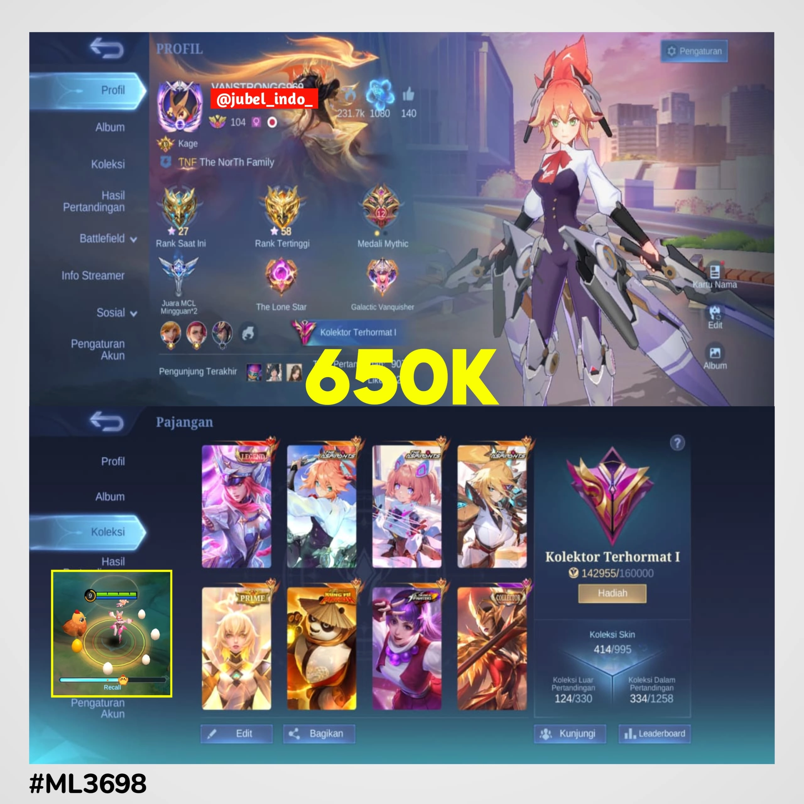 STOK ML #ML3698