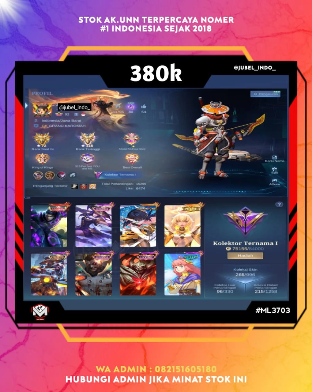 STOK ML #ML3703