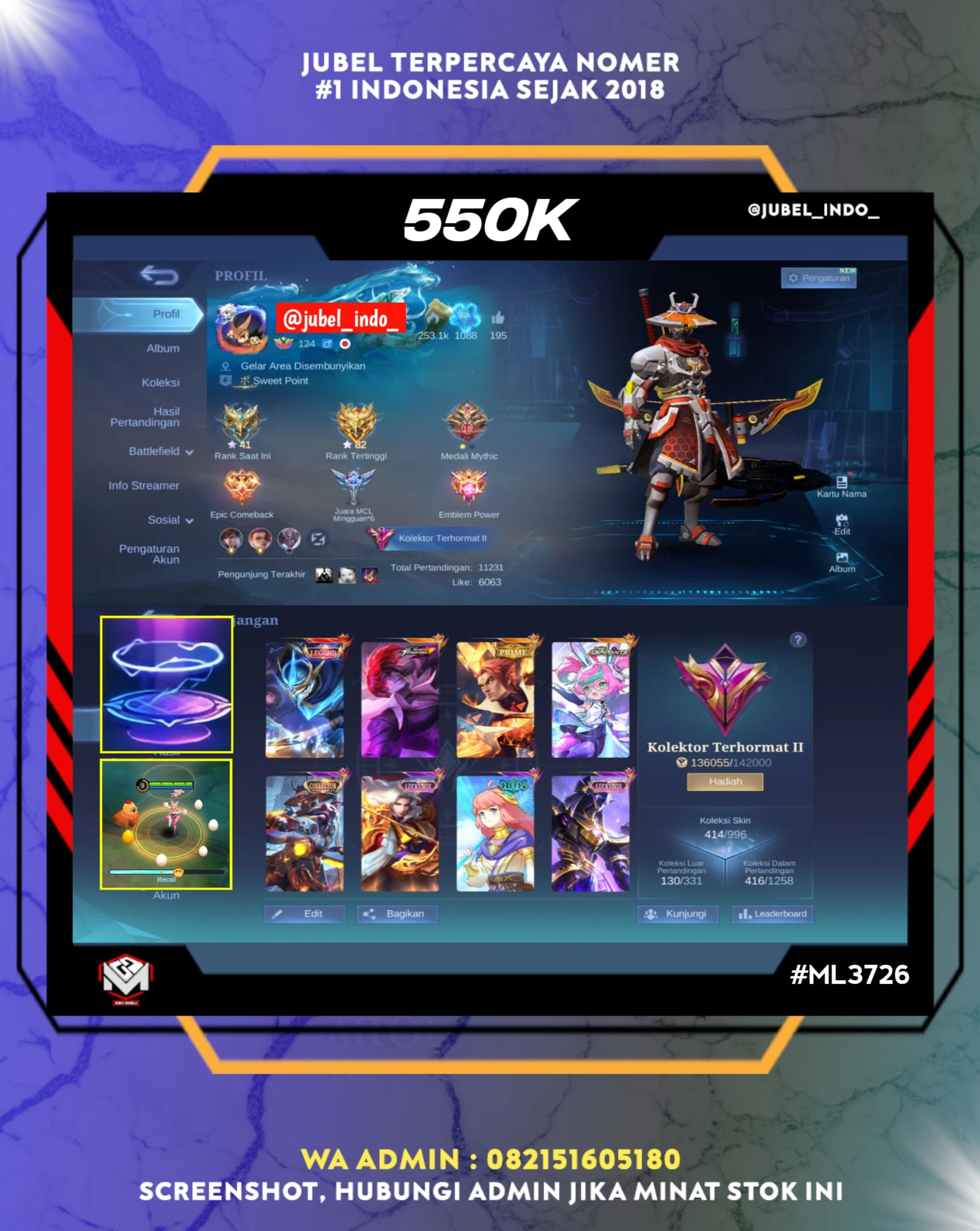 STOK ML #ML3726