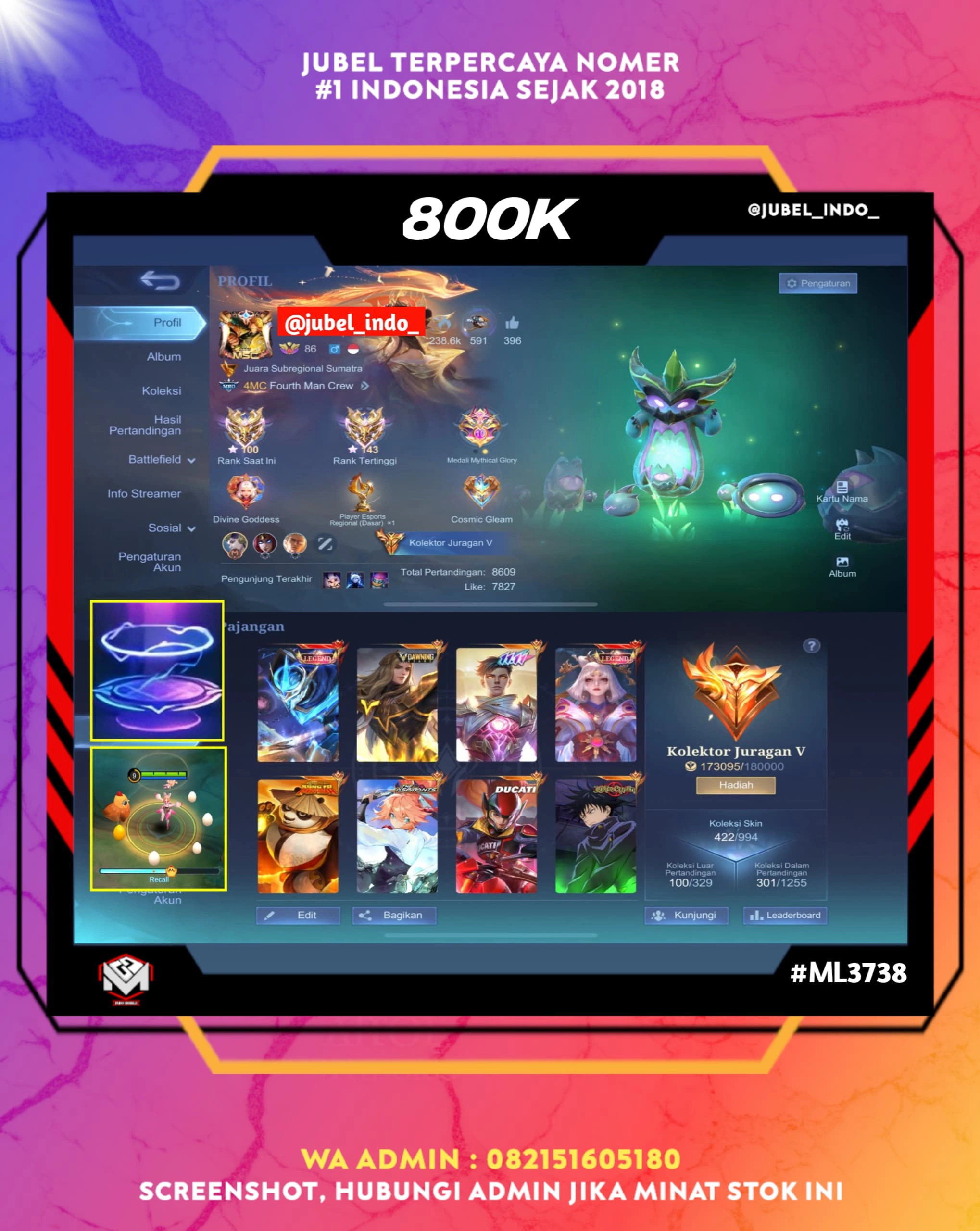 STOK ML #ML3738
