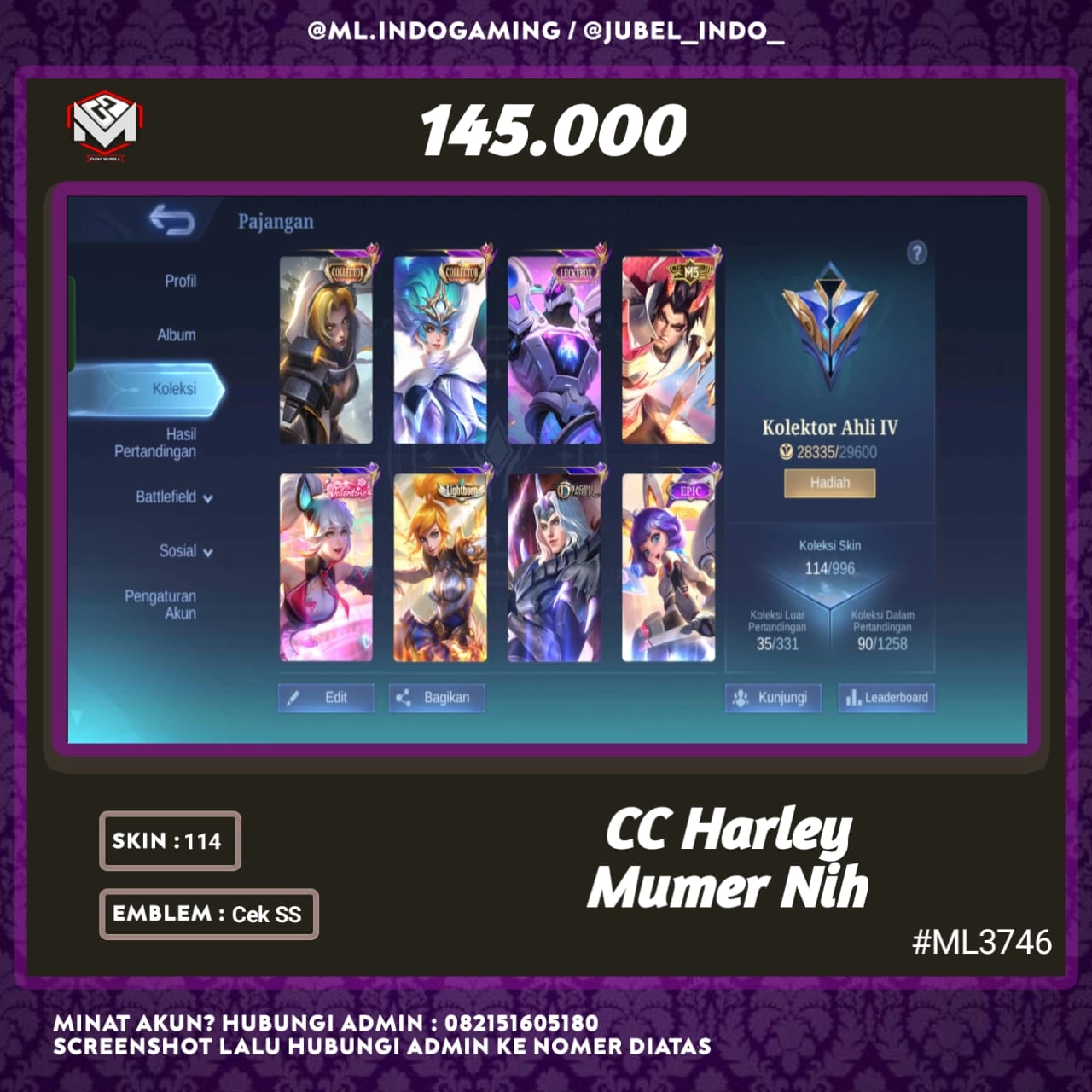 STOK ML #ML3746