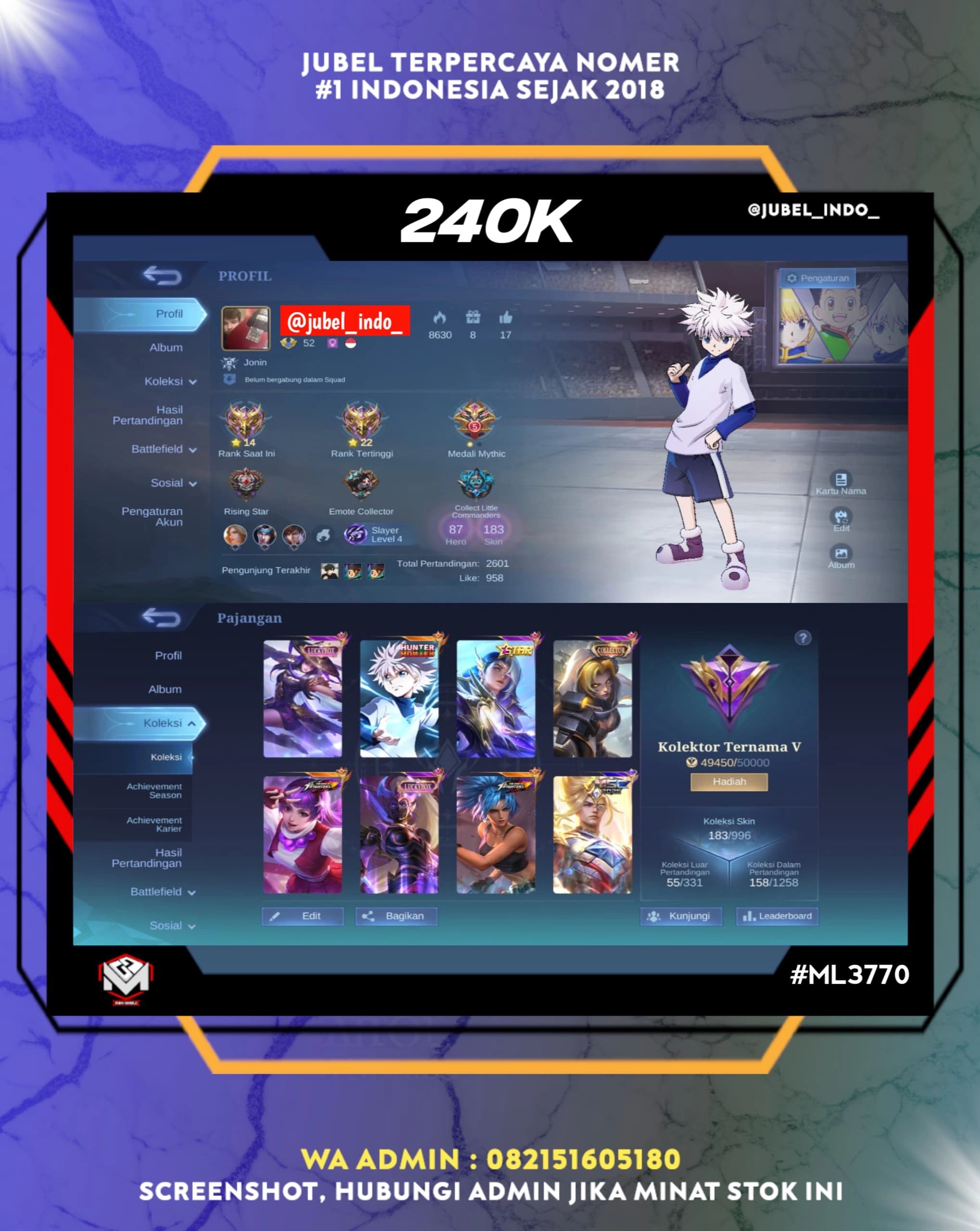STOK ML #ML3770