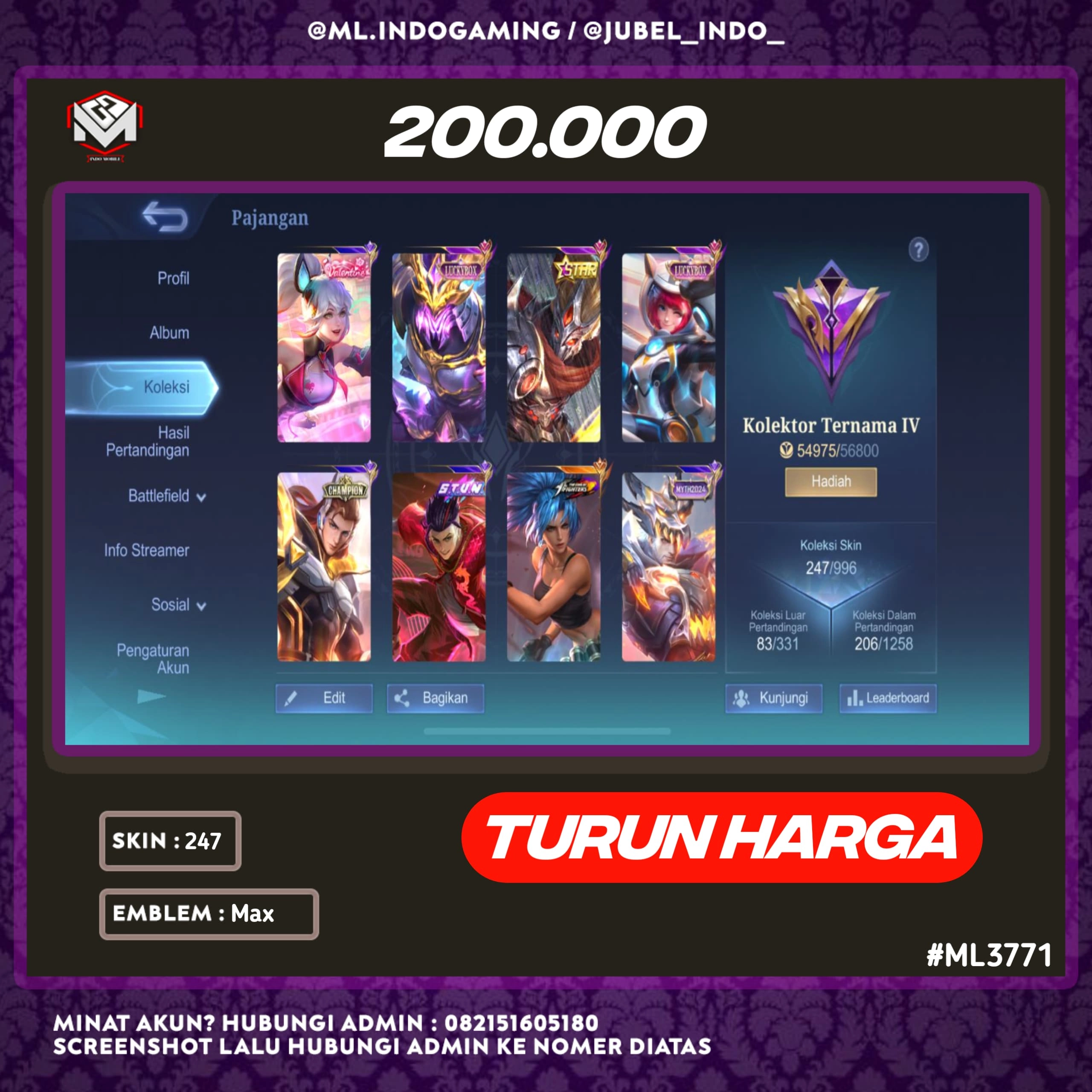 STOK ML #ML3771