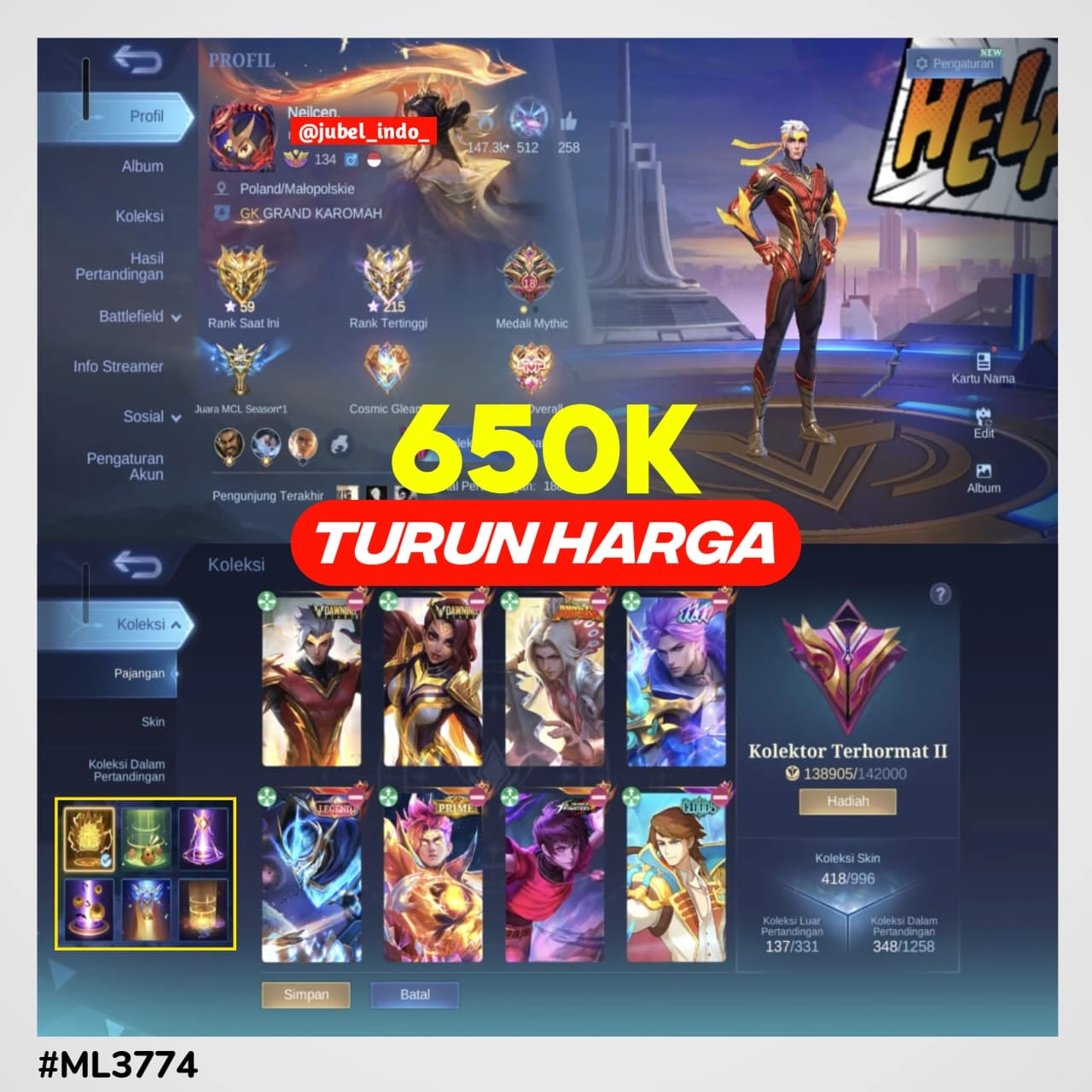 STOK ML #ML3774