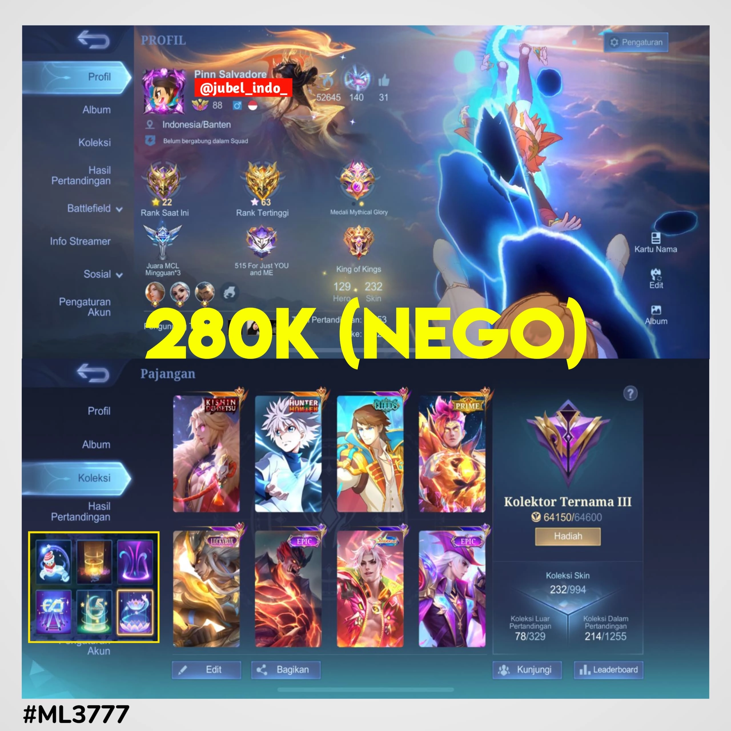 STOK ML #ML3777