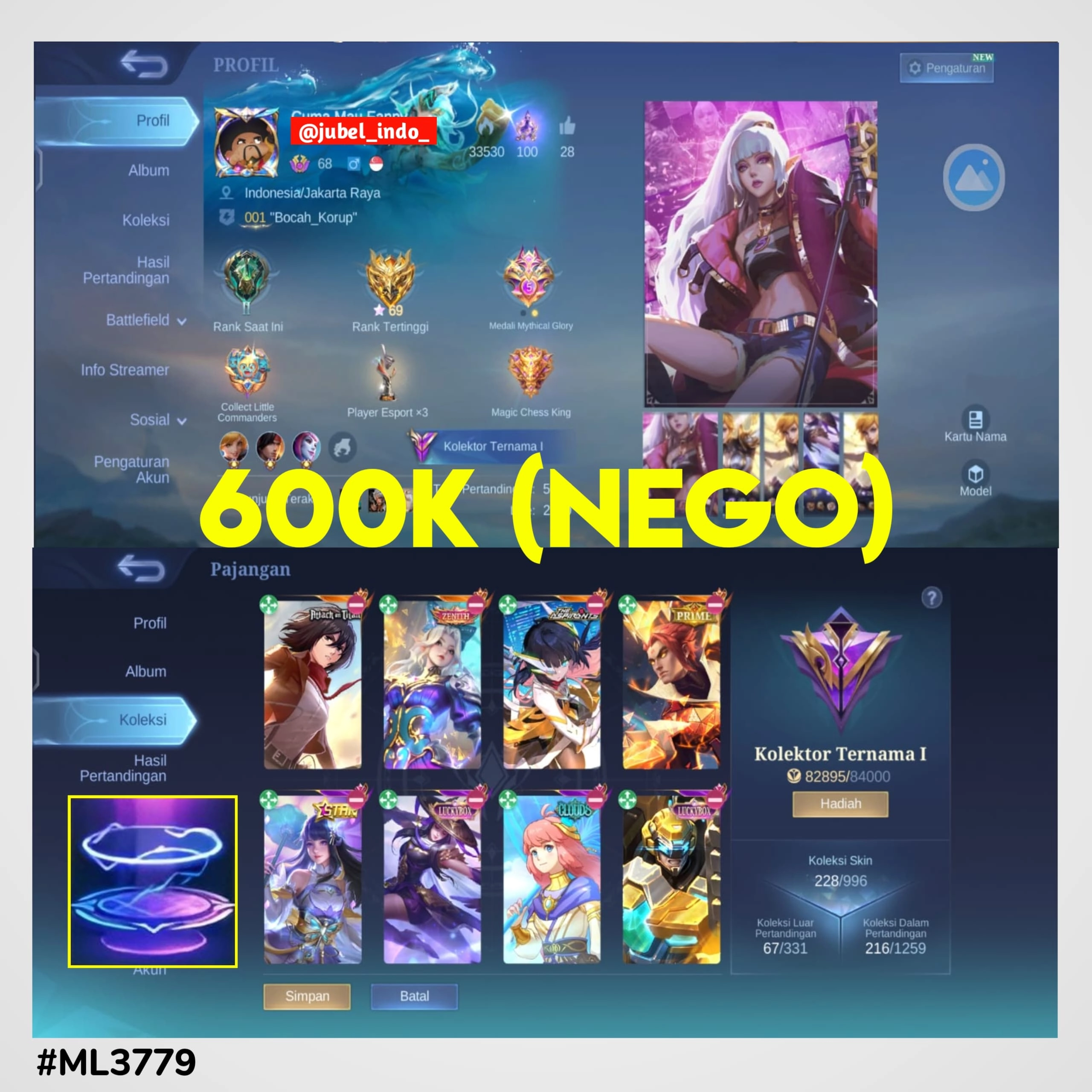 STOK ML #ML3779