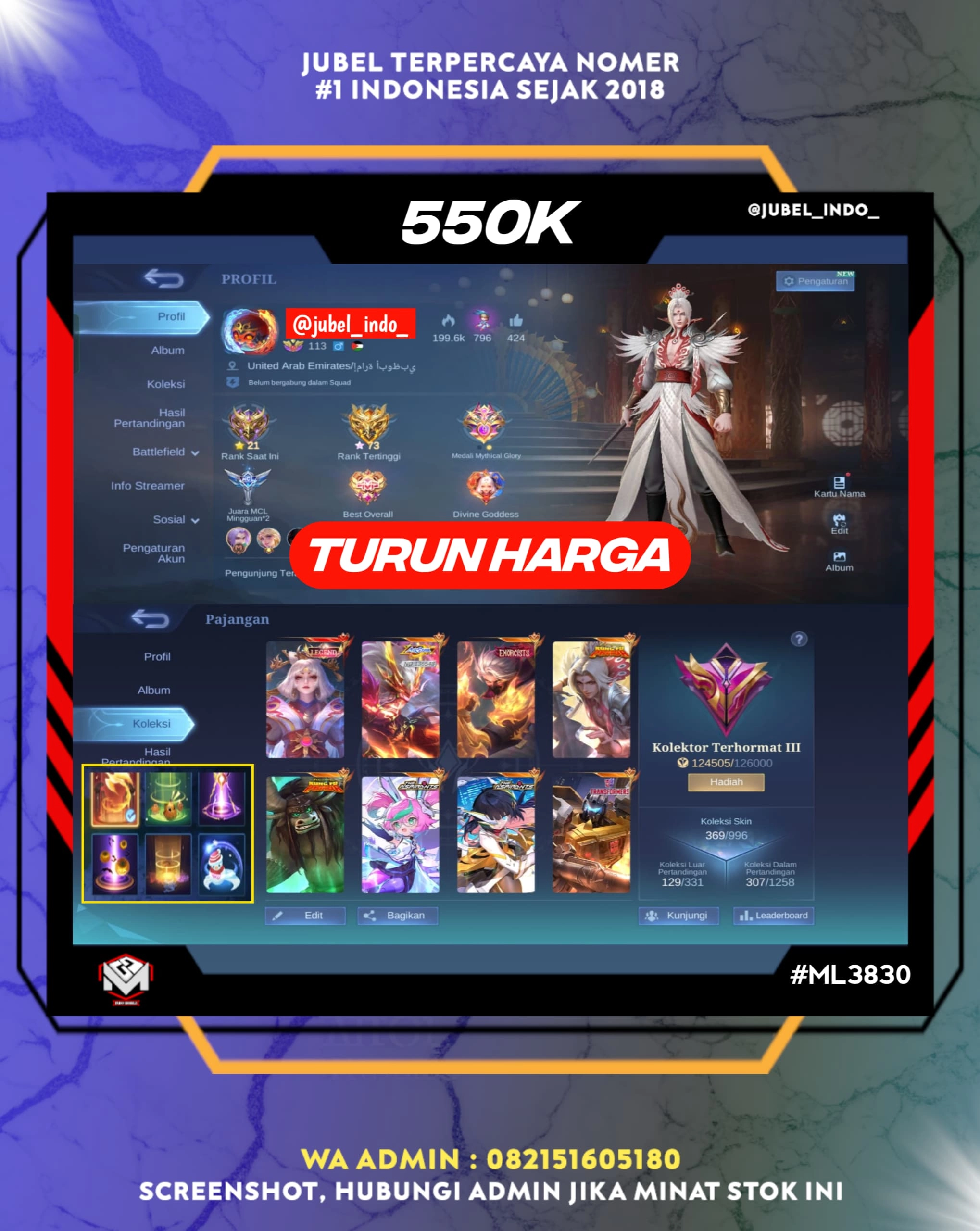 STOK ML #ML3830