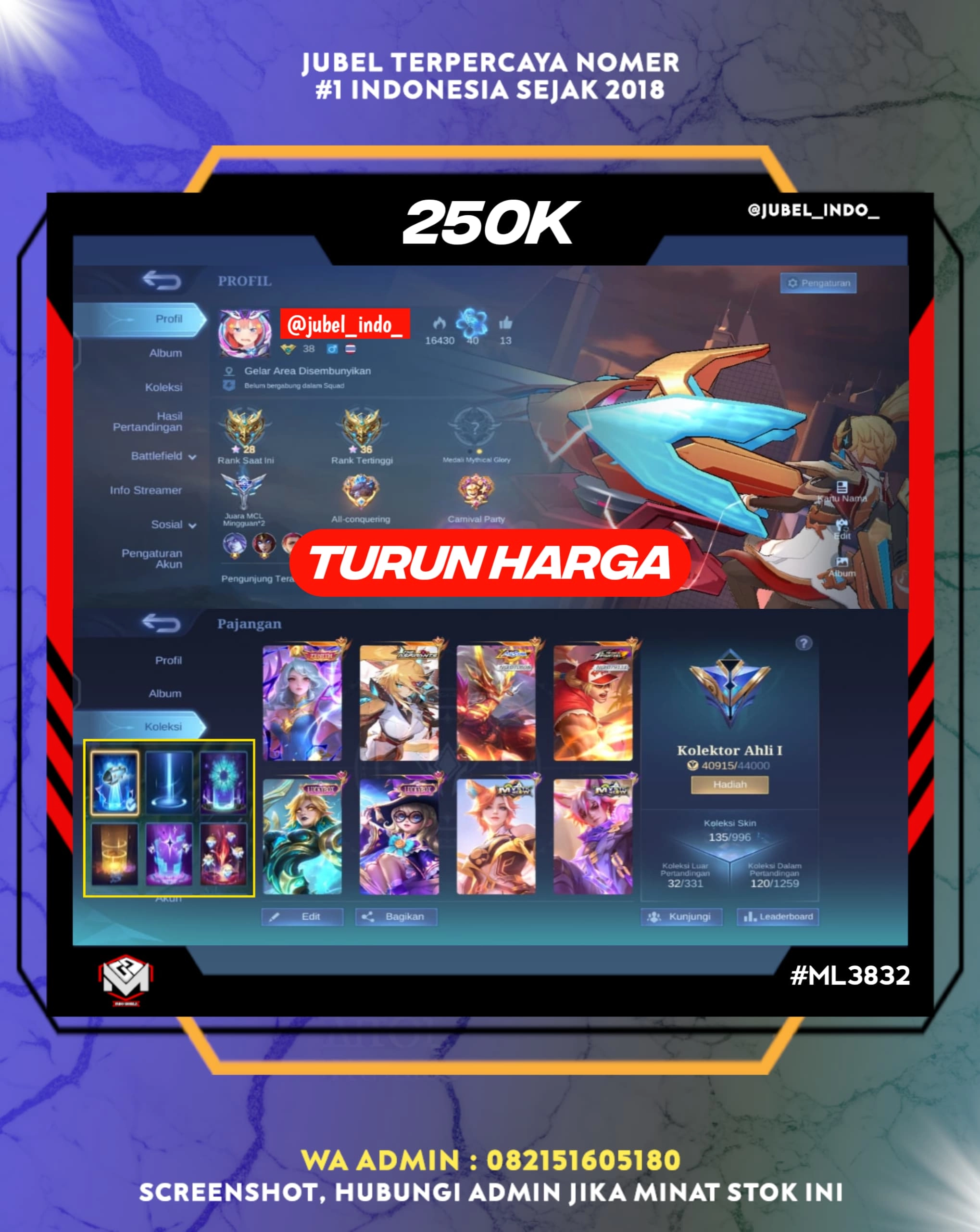 STOK ML #ML3832