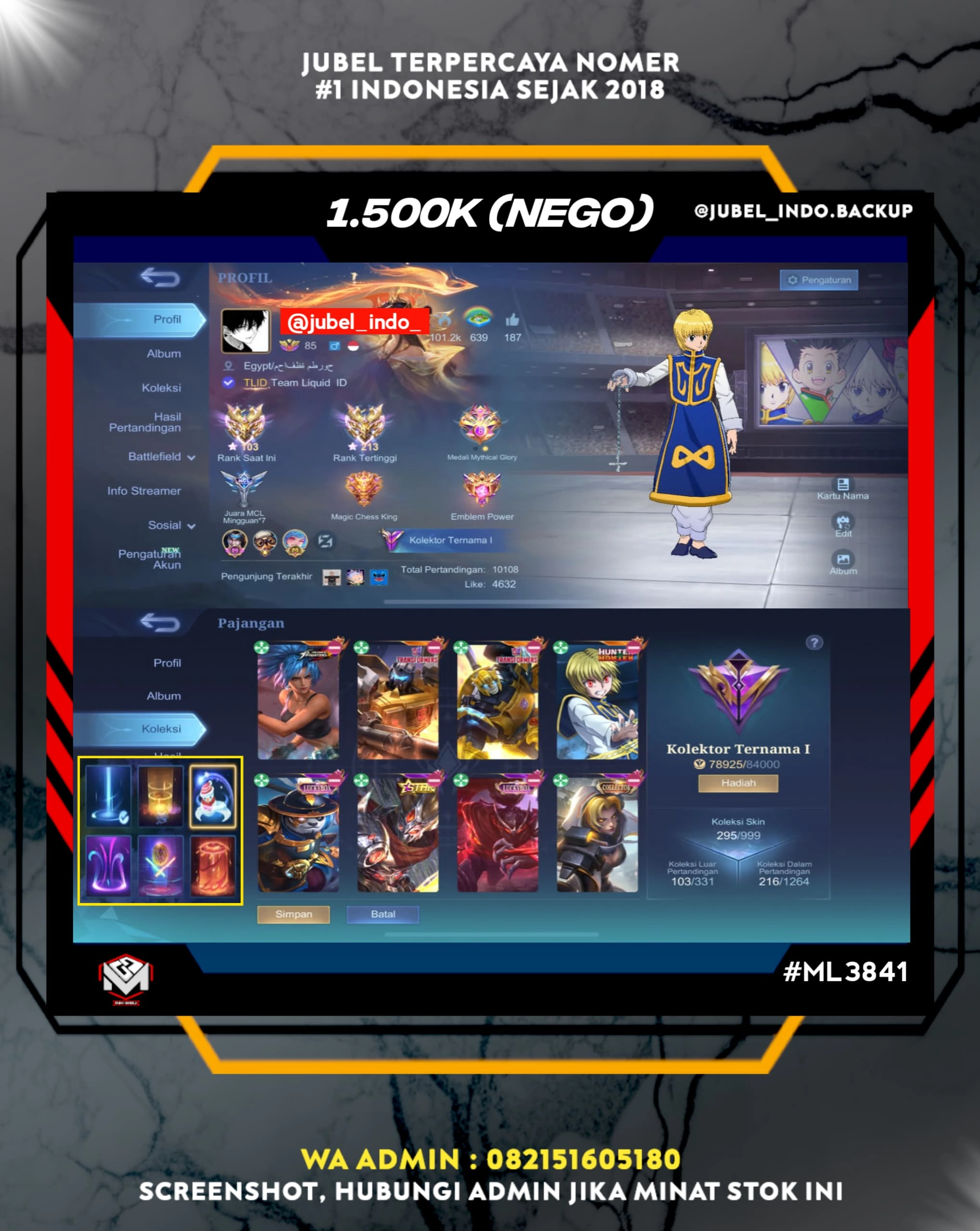 STOK ML #ML3841