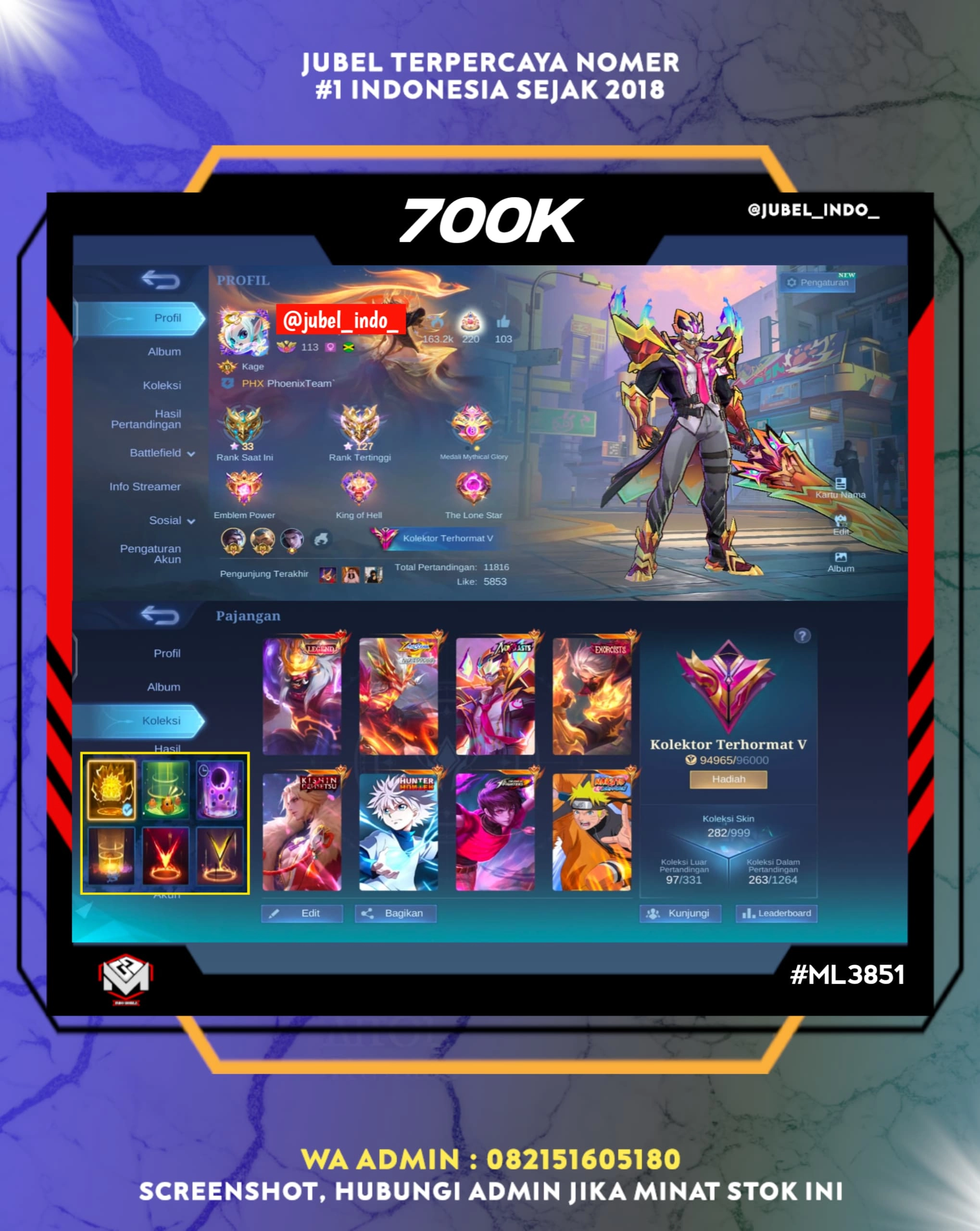 STOK ML #ML3851