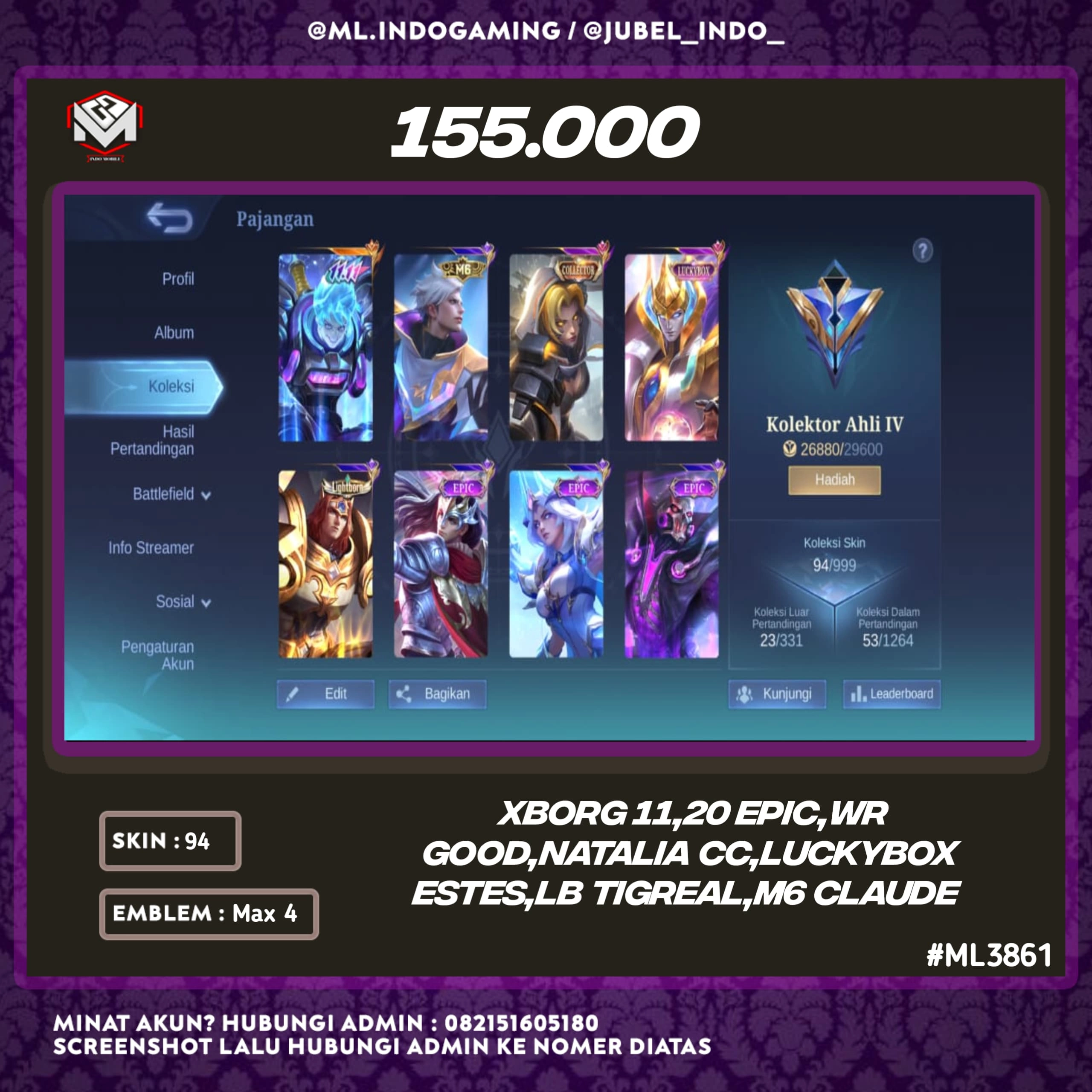 STOK ML #ML3861