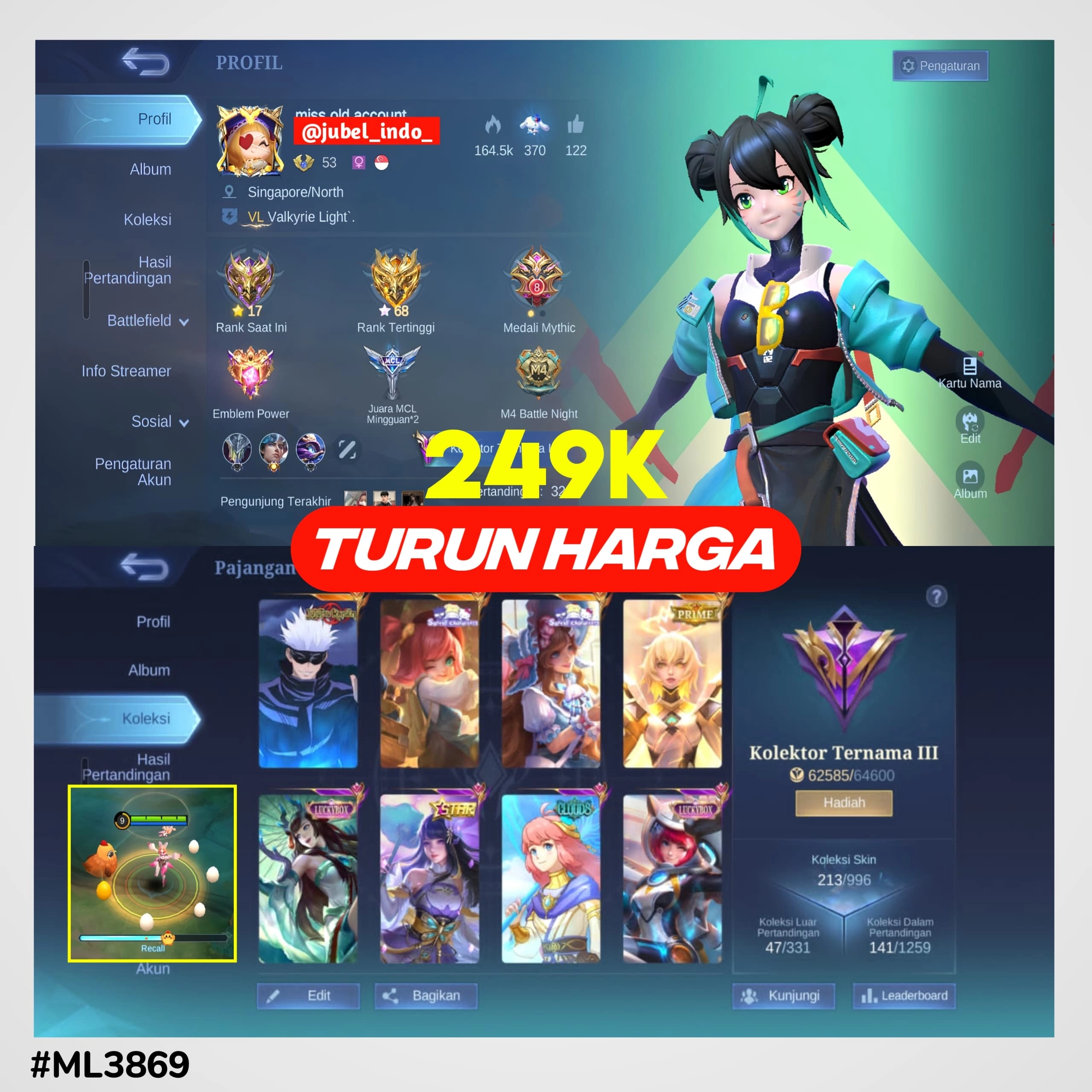 STOK ML #ML3869
