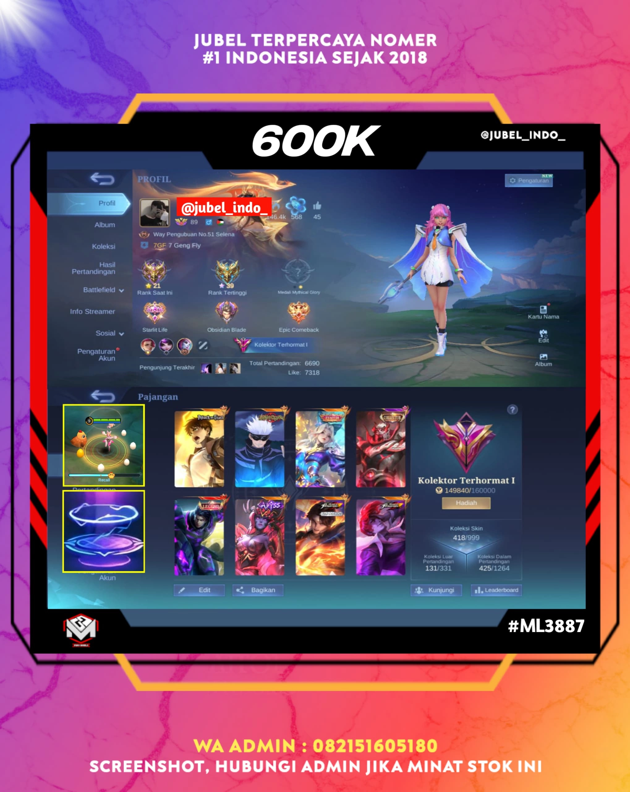 STOK ML #ML3887