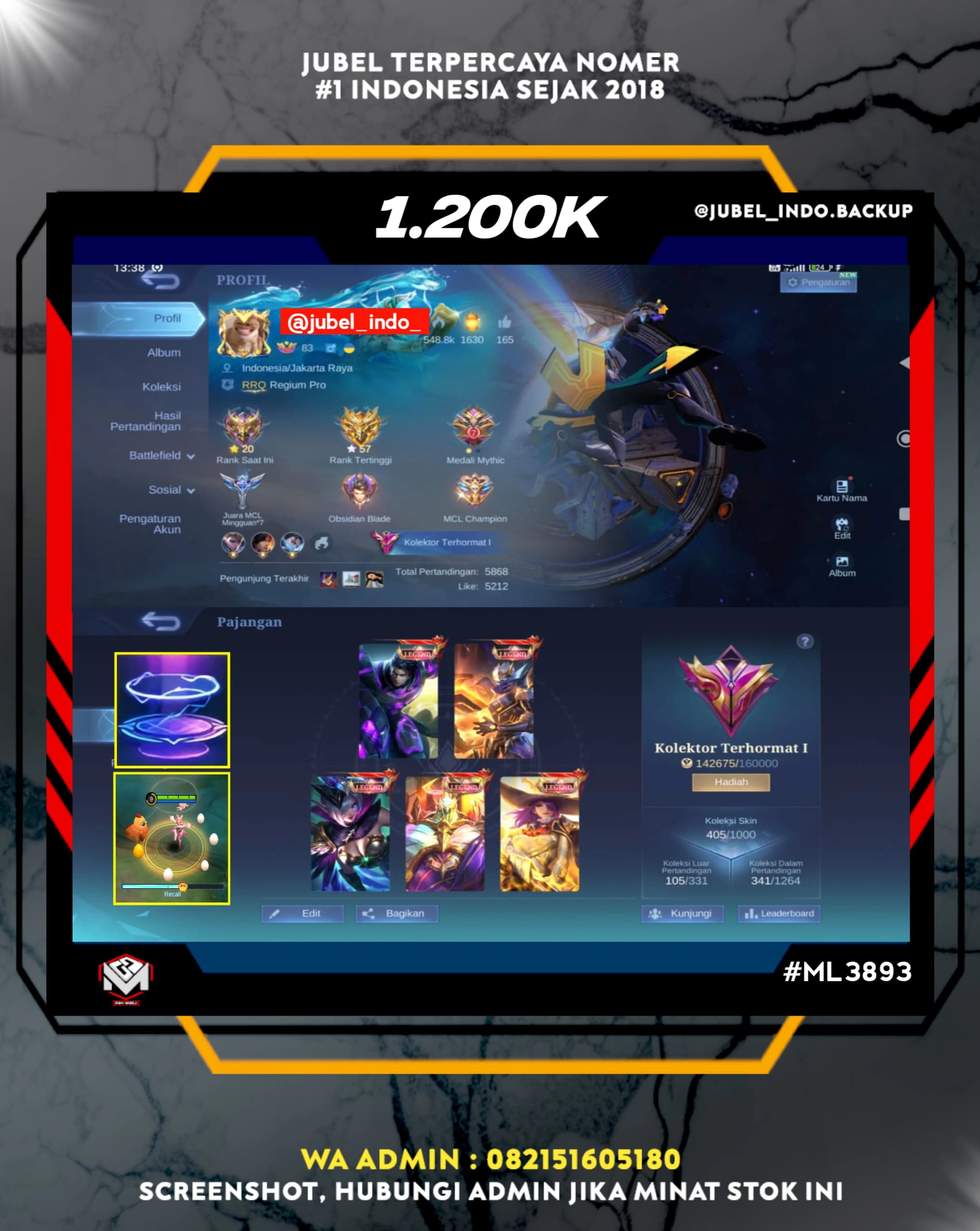 STOK ML #ML3893