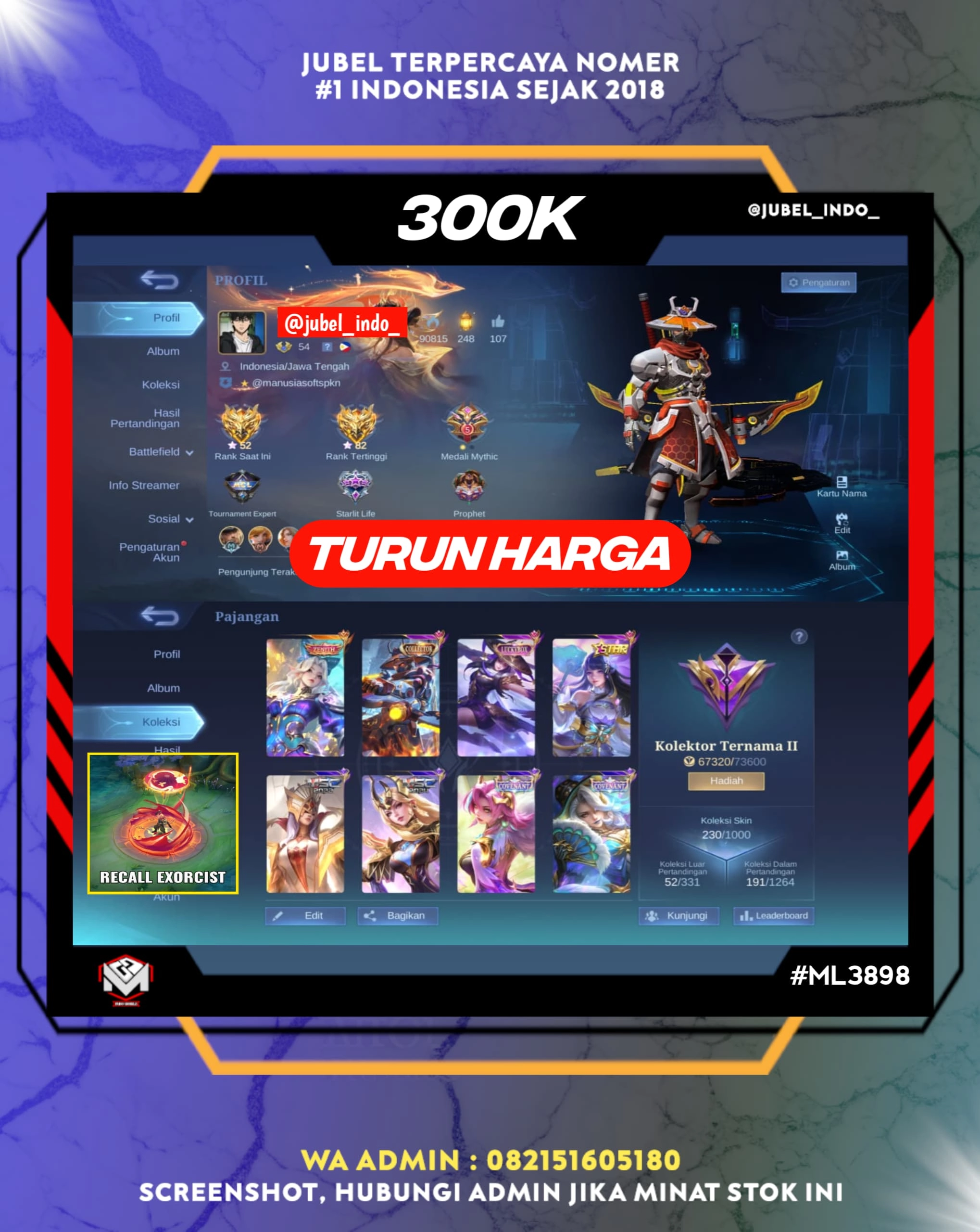 STOK ML #ML3898