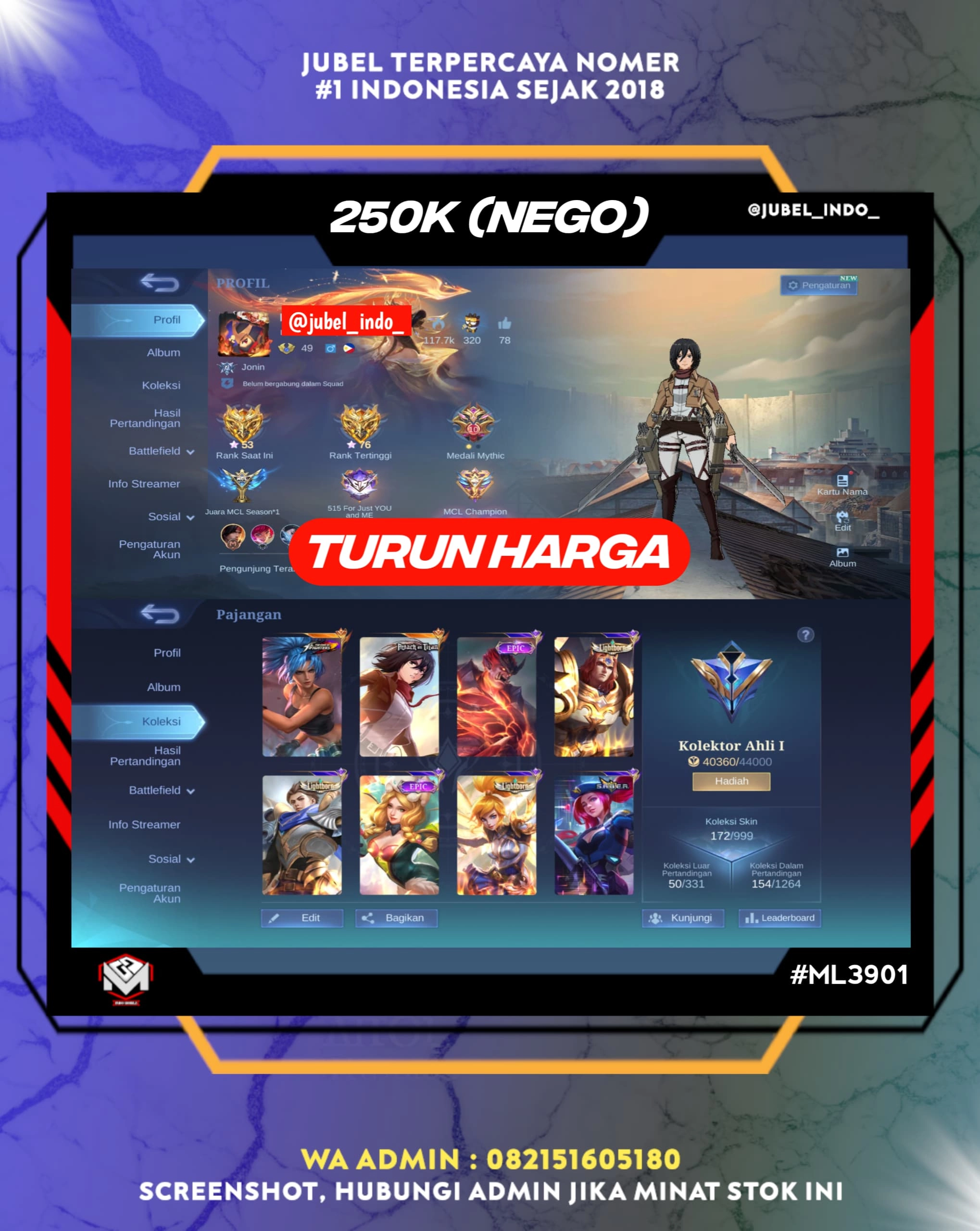 STOK ML #ML3901