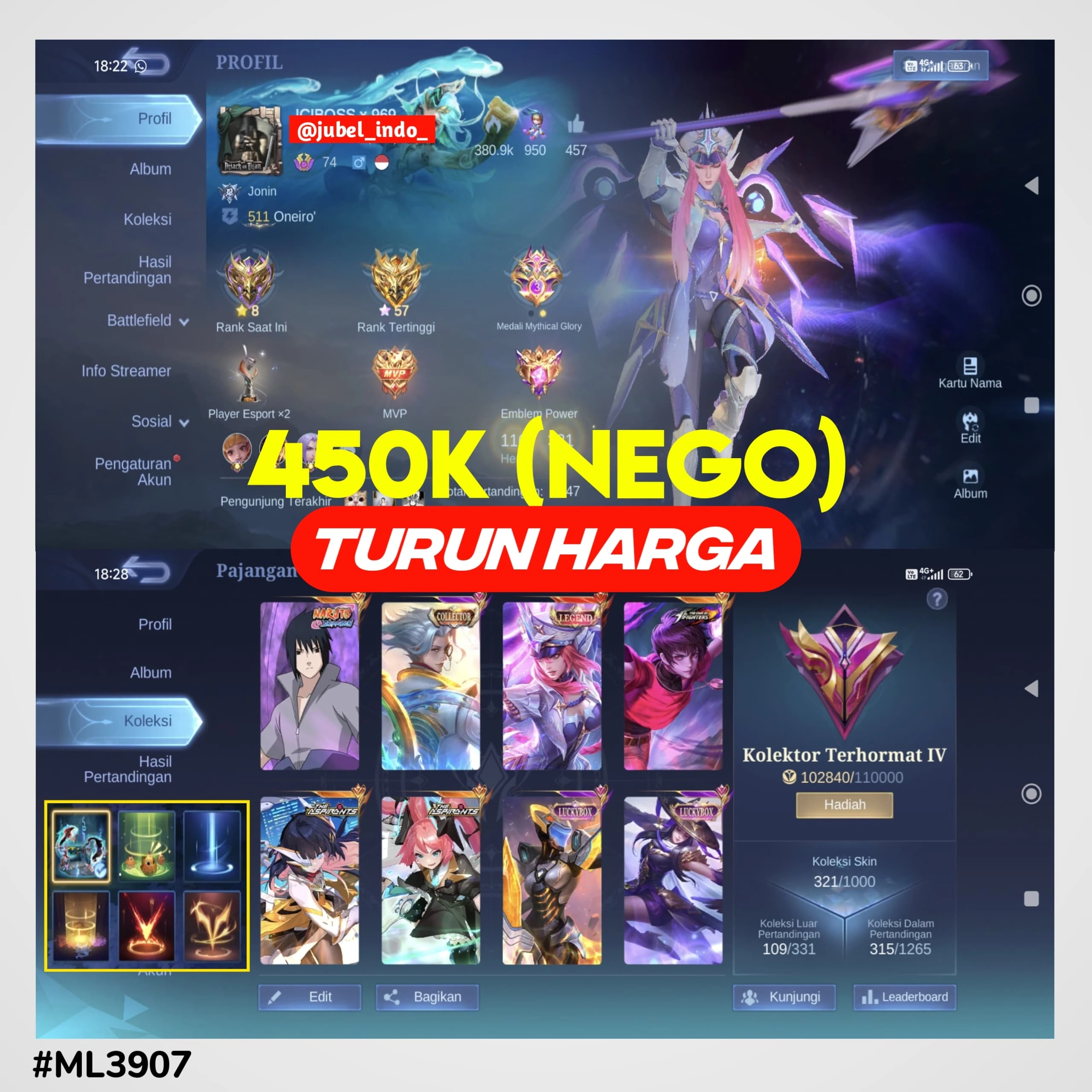 STOK ML #ML3907