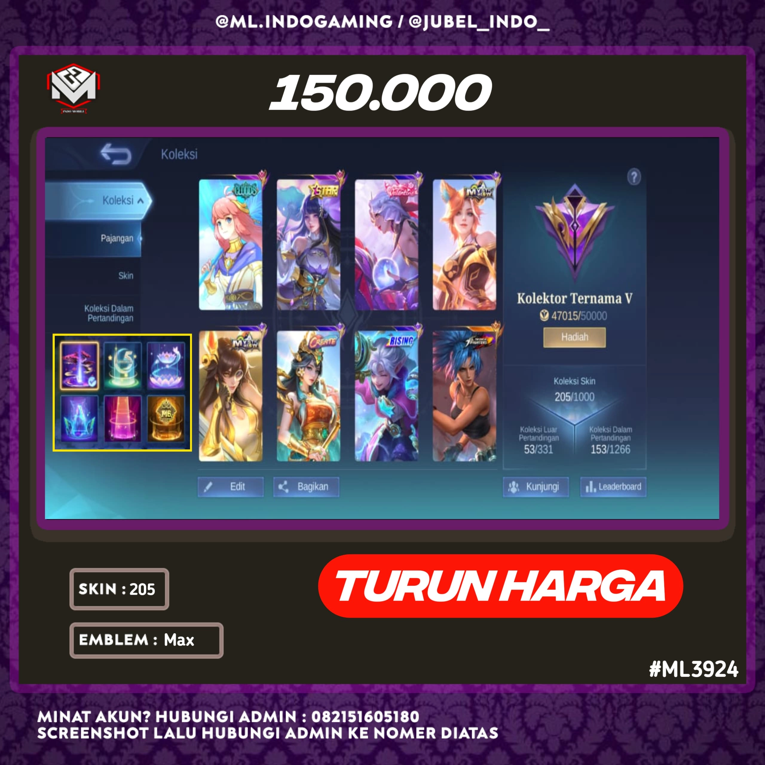 STOK ML #ML3924