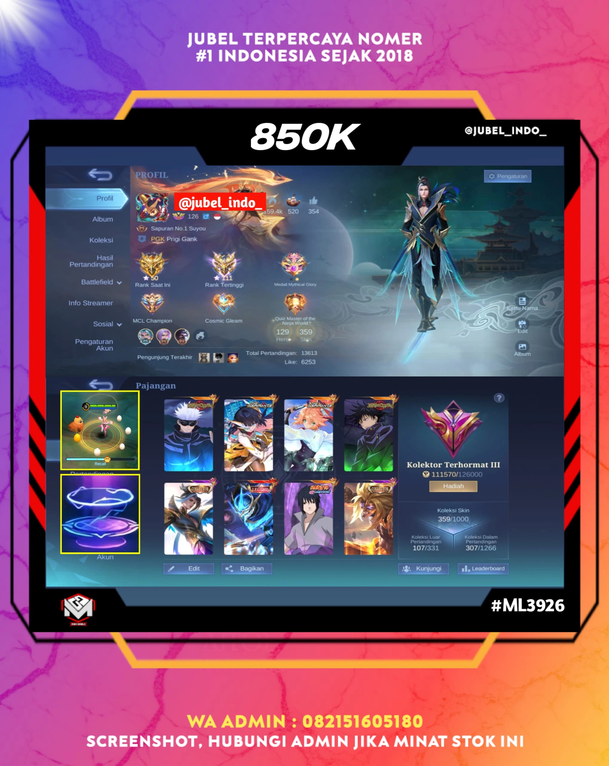 STOK ML #ML3926