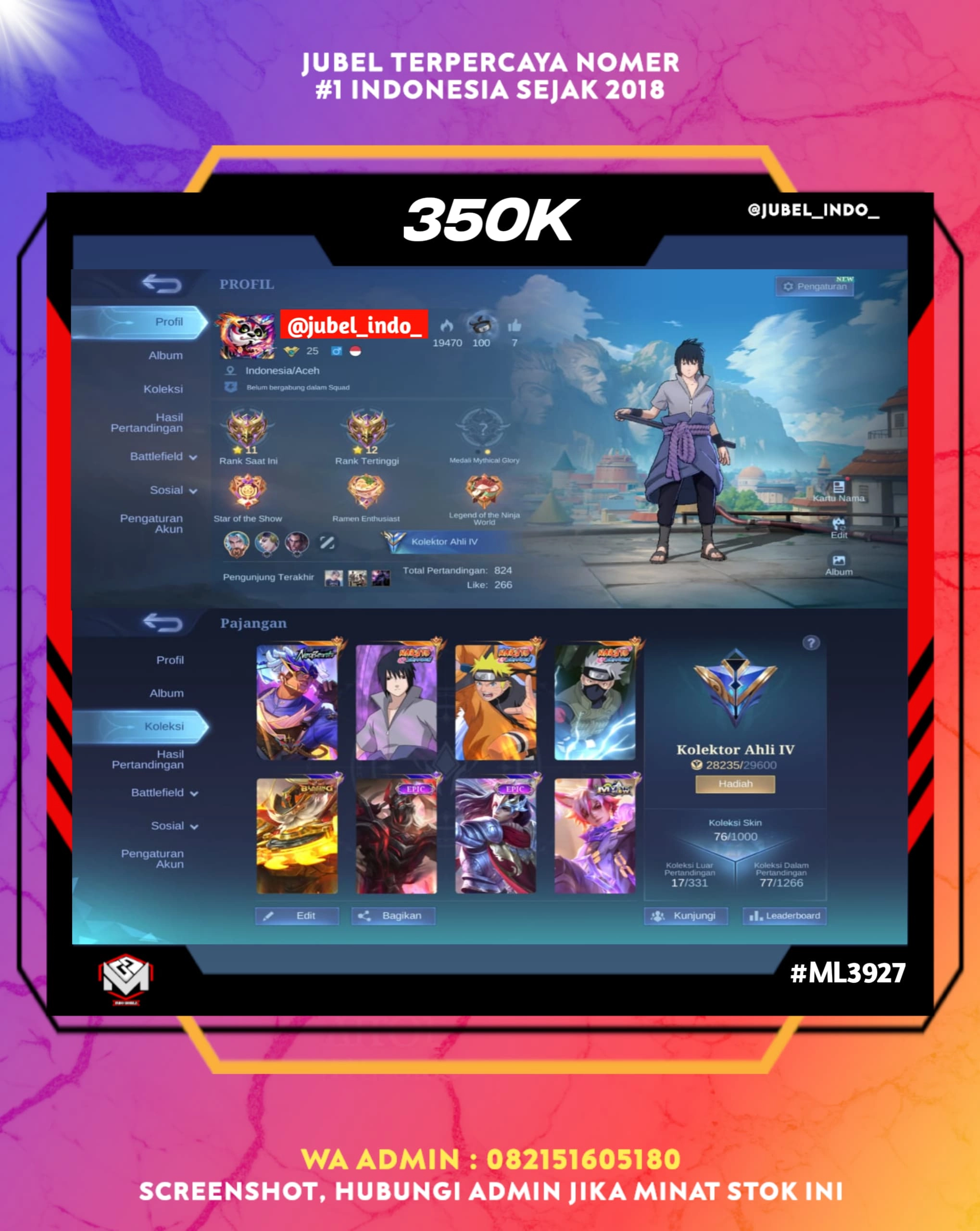 STOK ML #ML3927