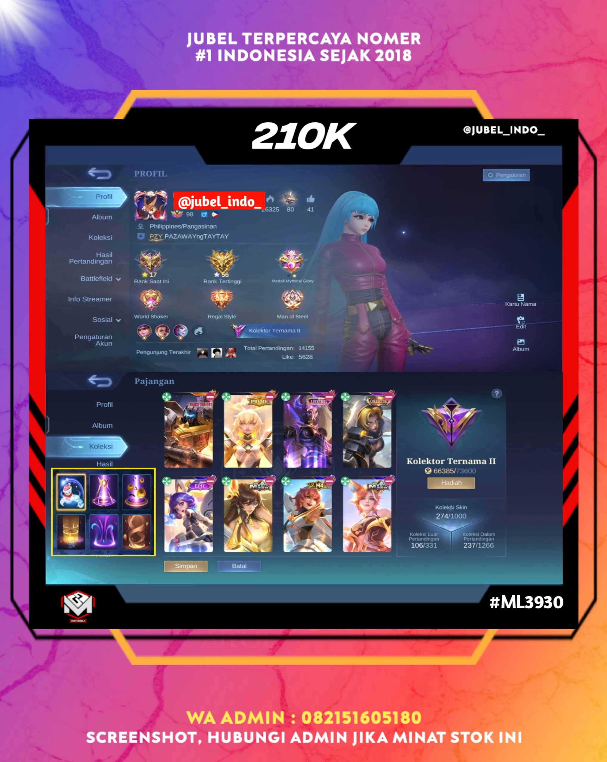 STOK ML #ML3930