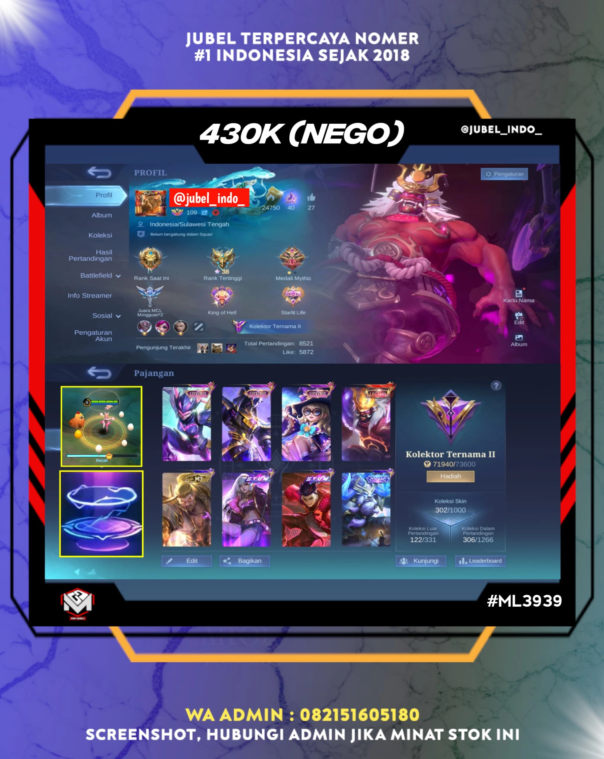 STOK ML #ML3939