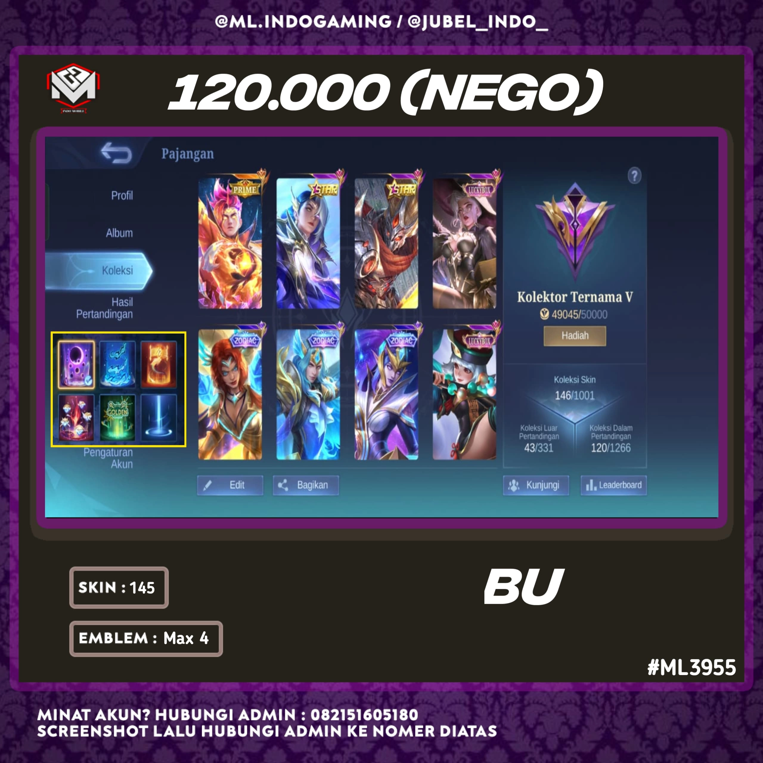 STOK ML #ML3955