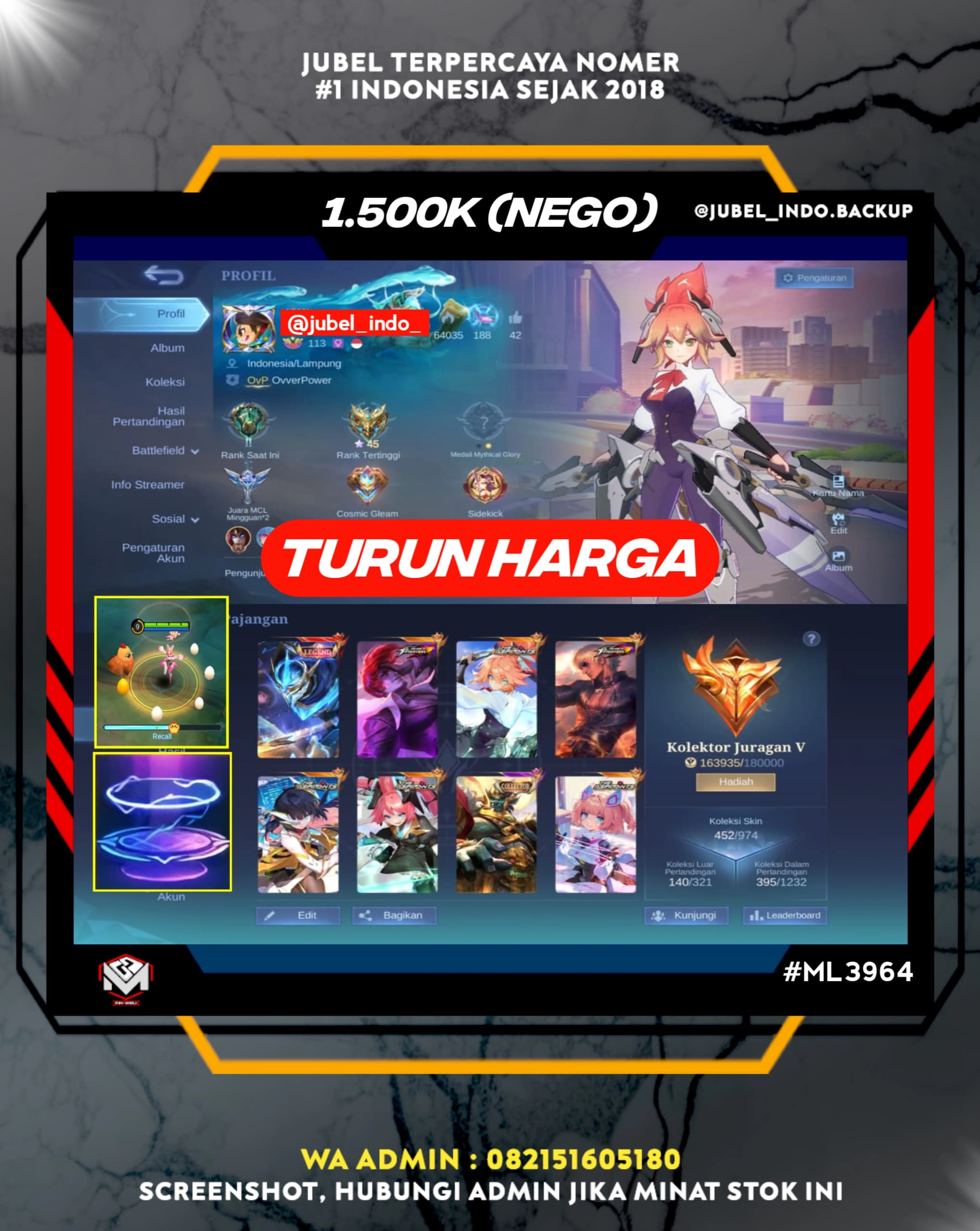 STOK ML #ML3964