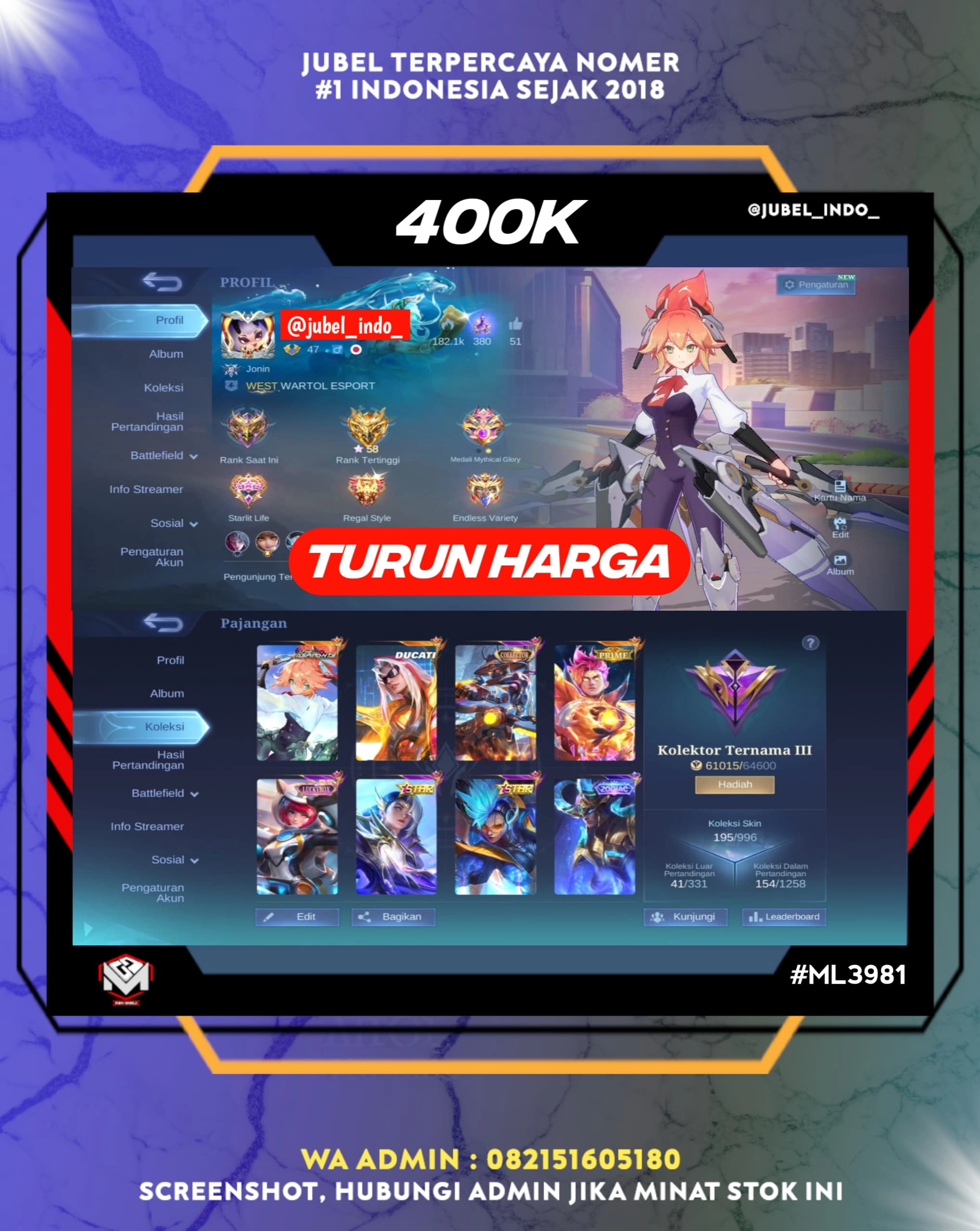 STOK ML #ML3981