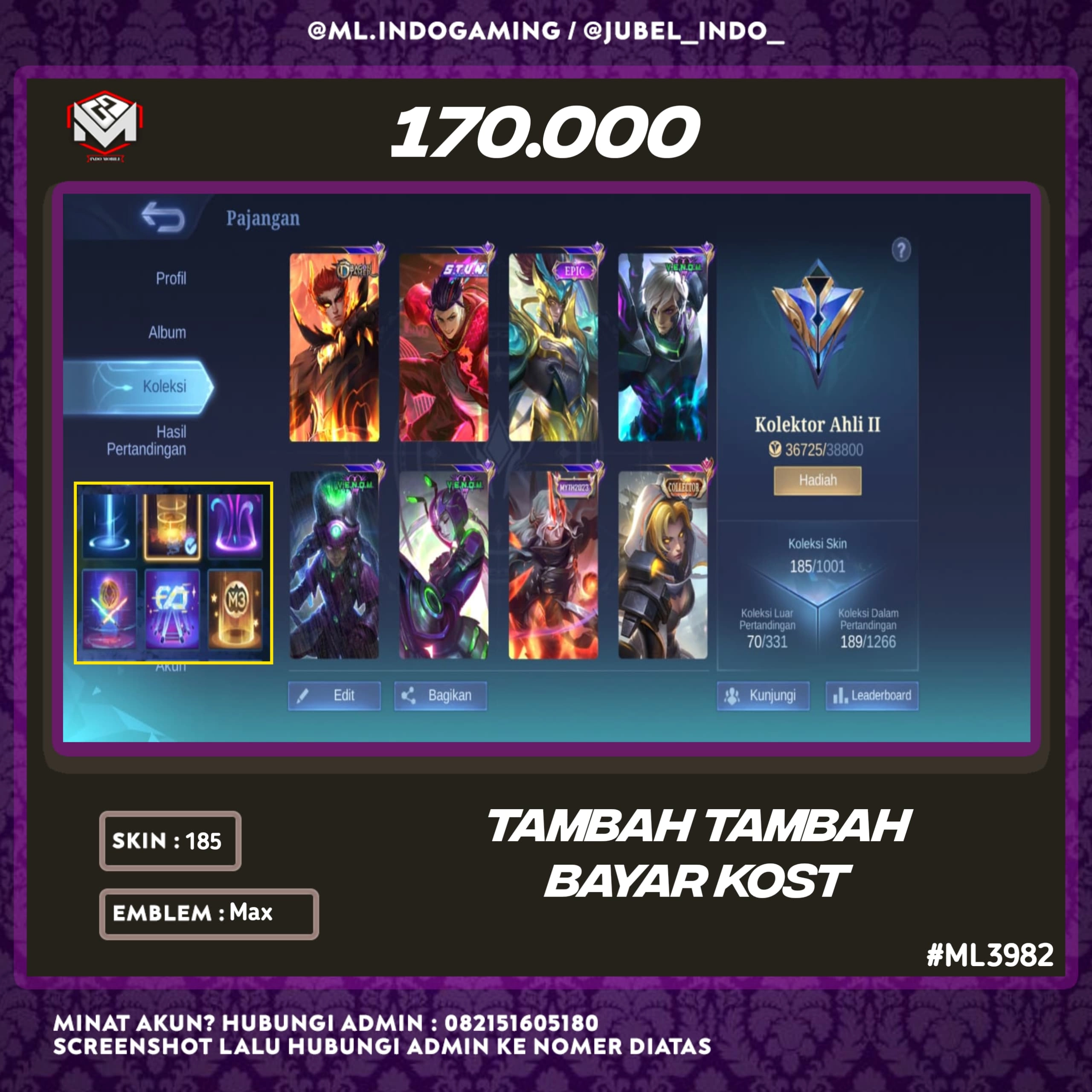 STOK ML #ML3982