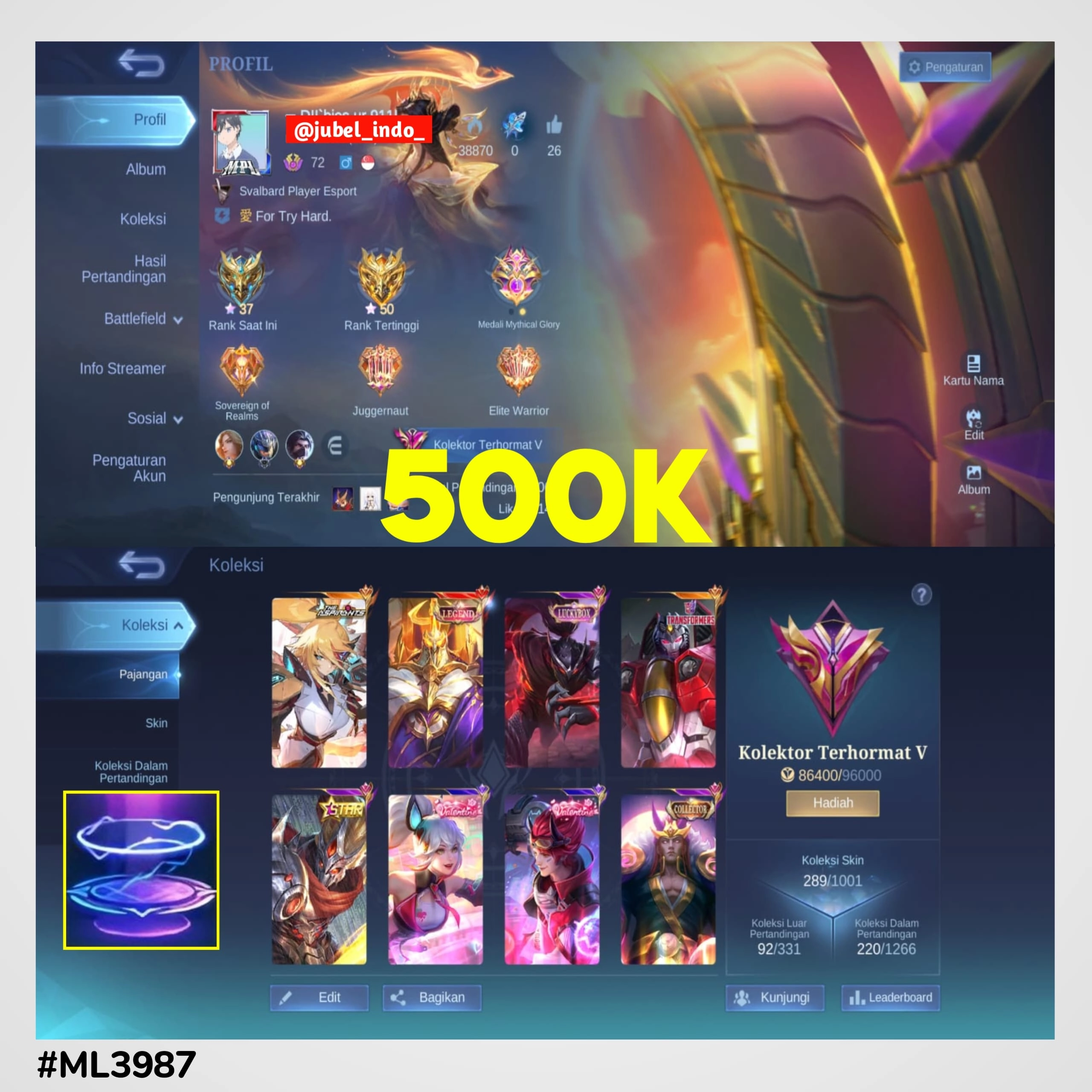 STOK ML #ML3987