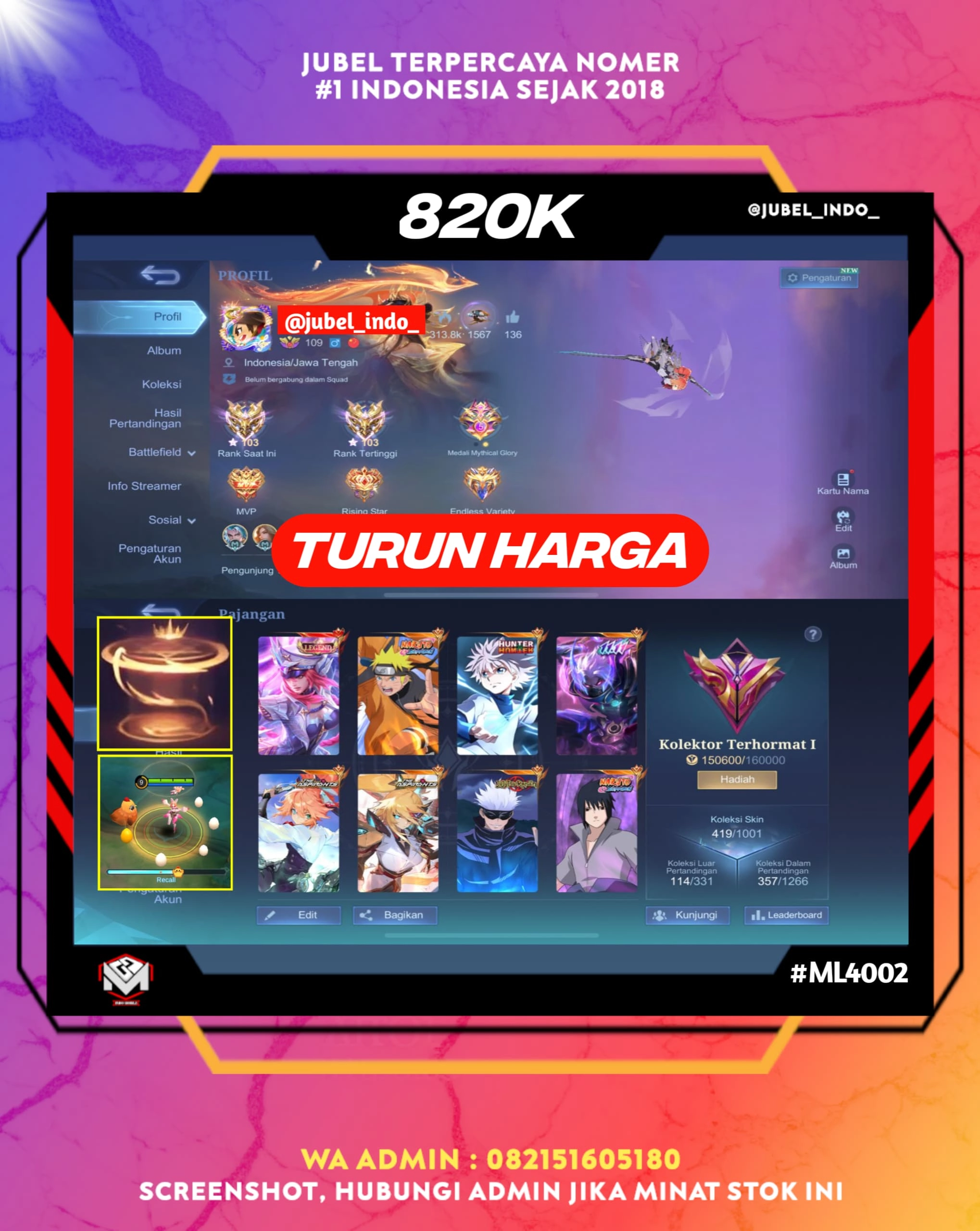 STOK ML #ML4002
