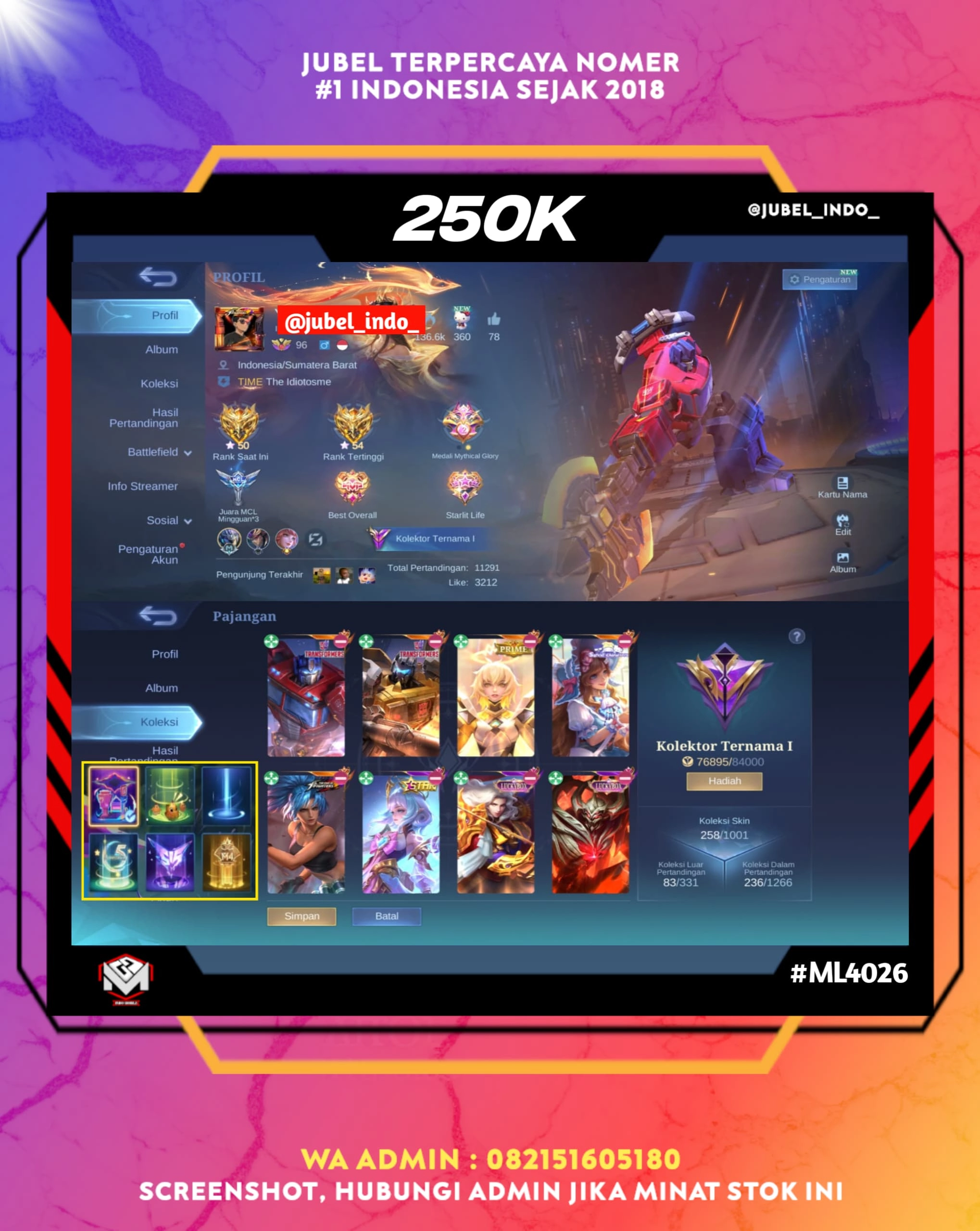STOK ML #ML4026