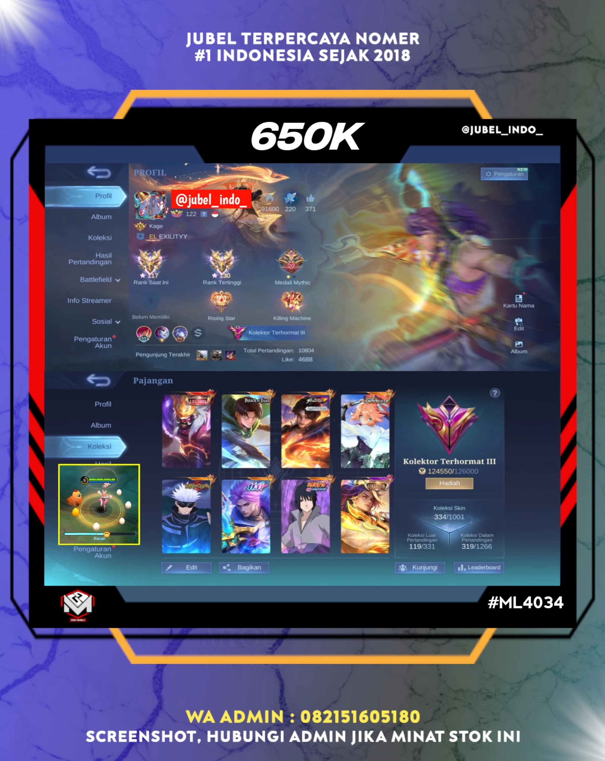 STOK ML #ML4034