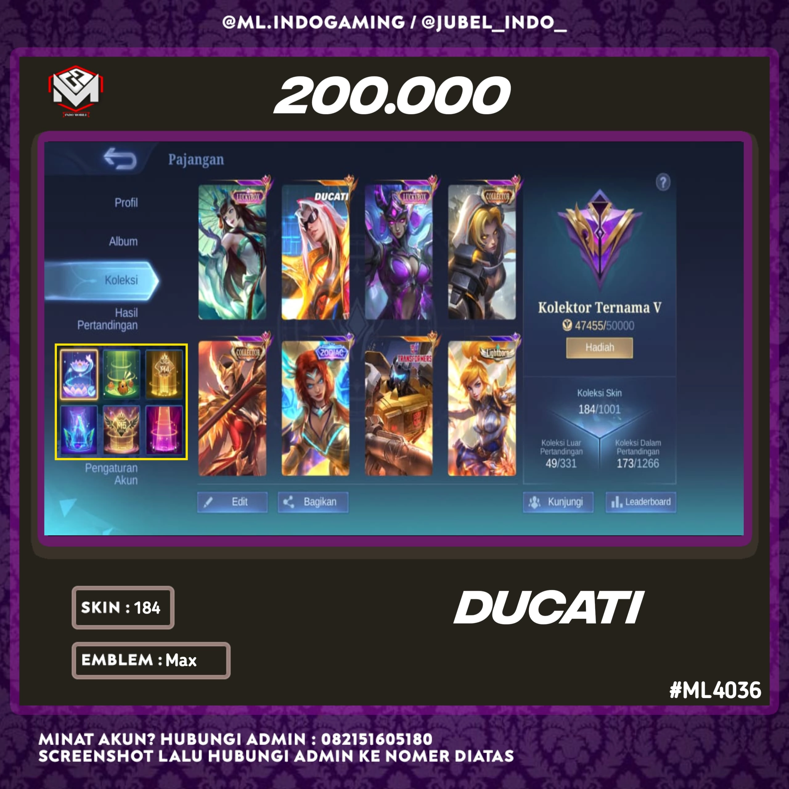 STOK ML #ML4036