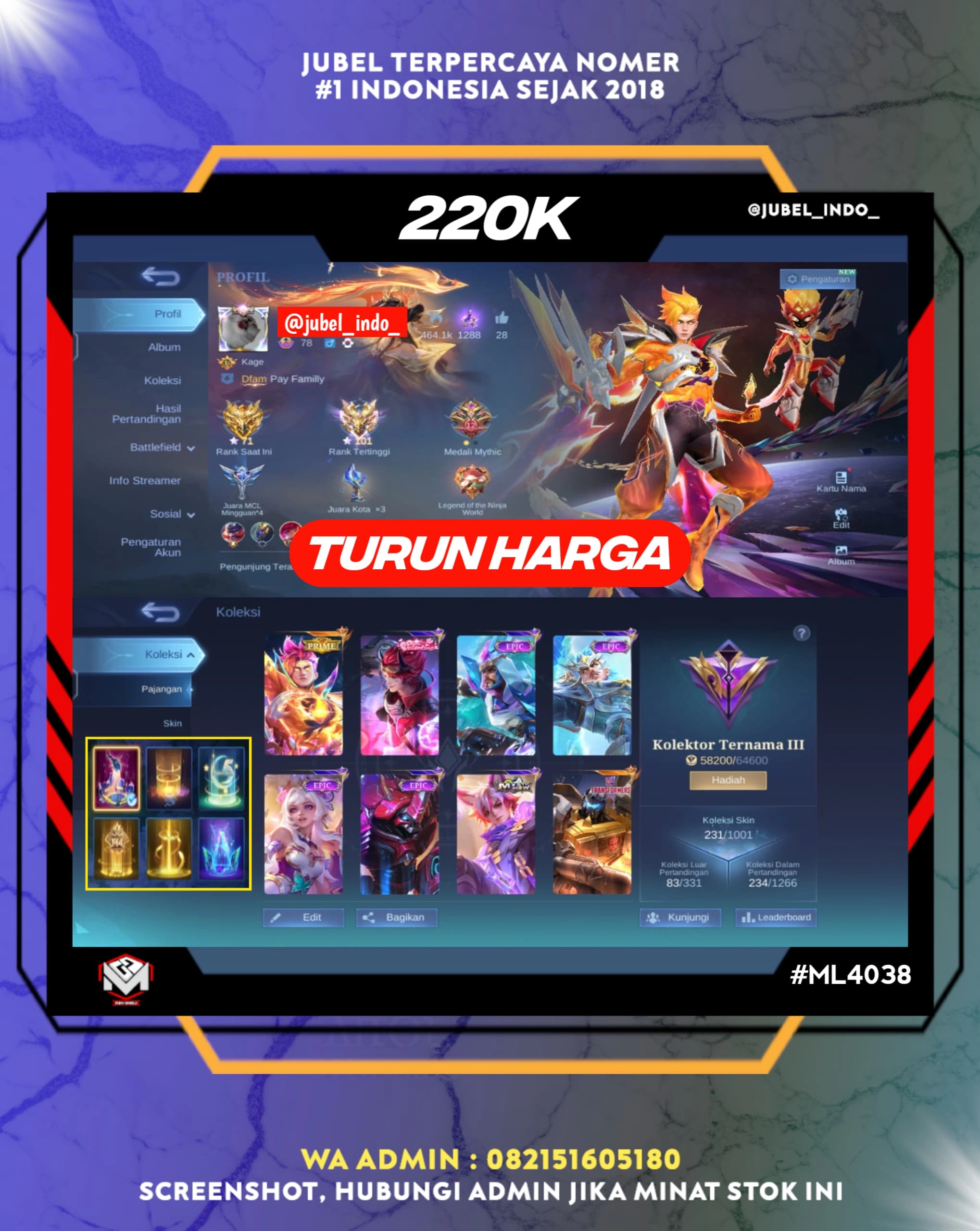 STOK ML #ML4038