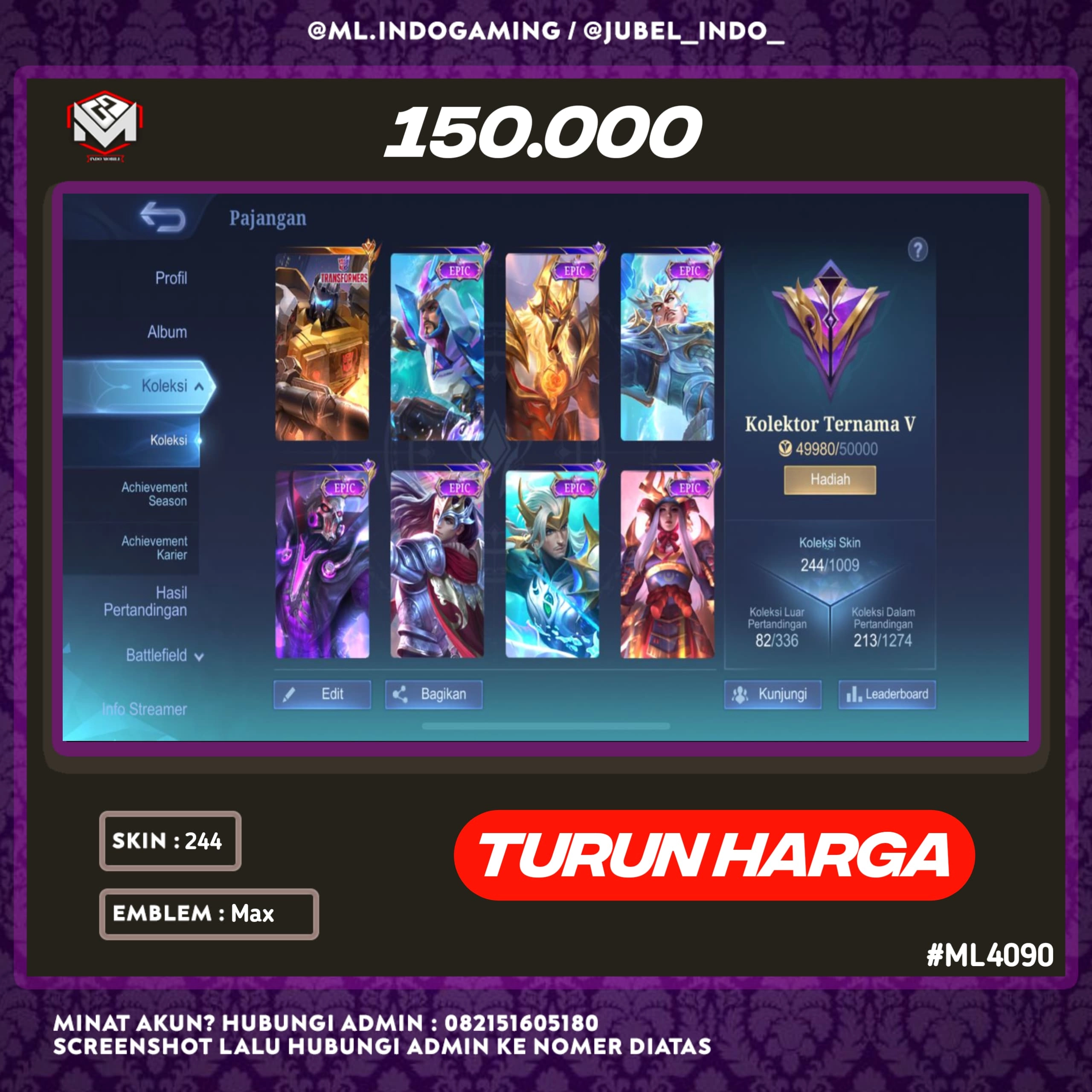 STOK ML #ML4090