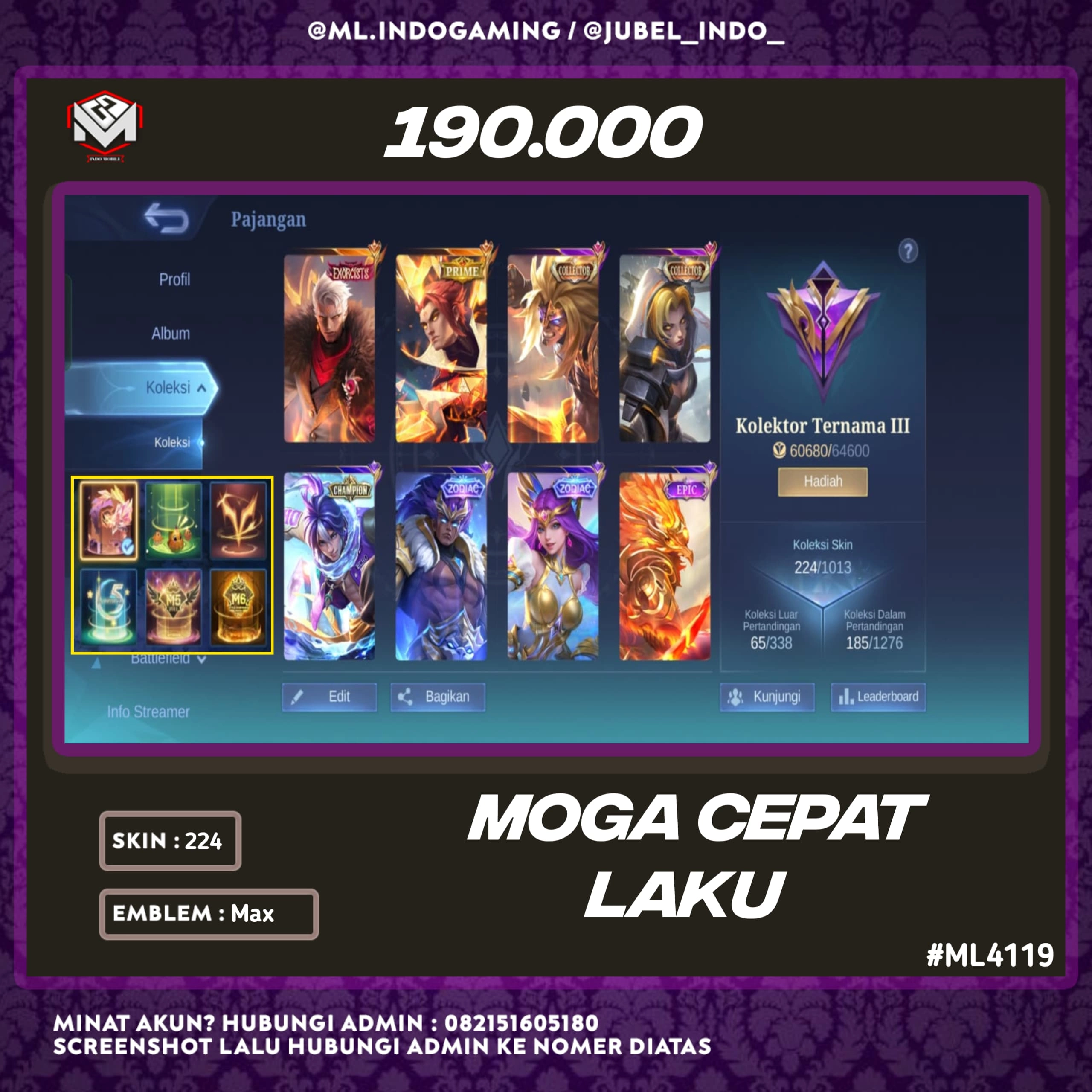 STOK ML #ML4119