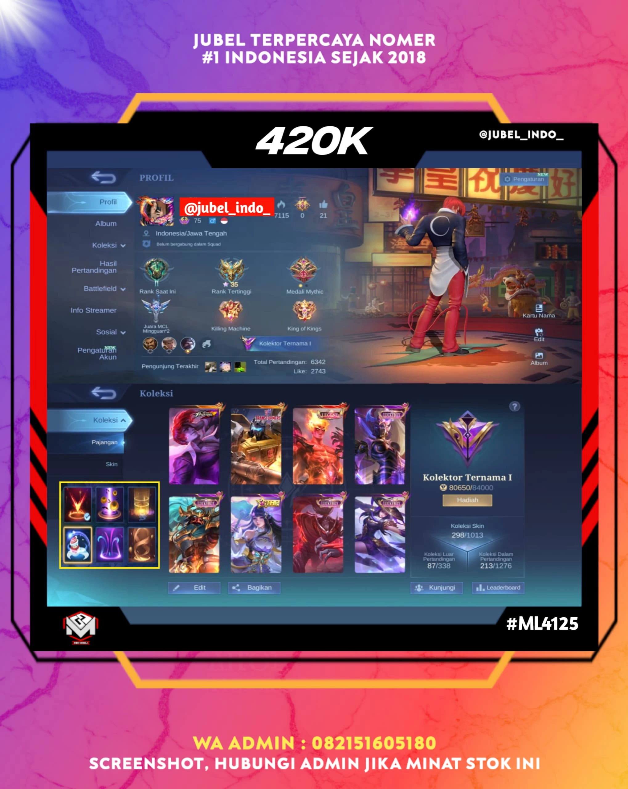 STOK ML #ML4125