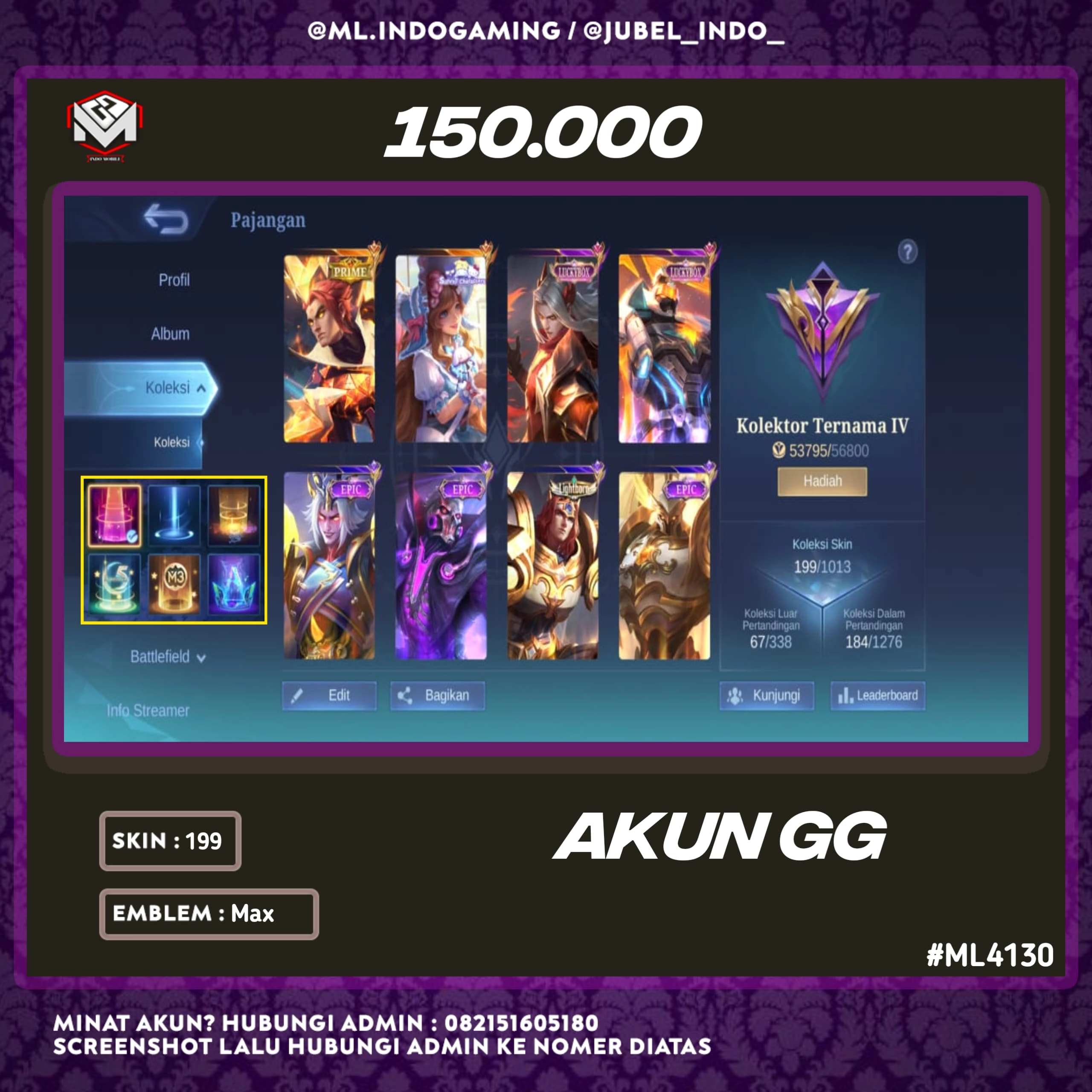 STOK ML #ML4130