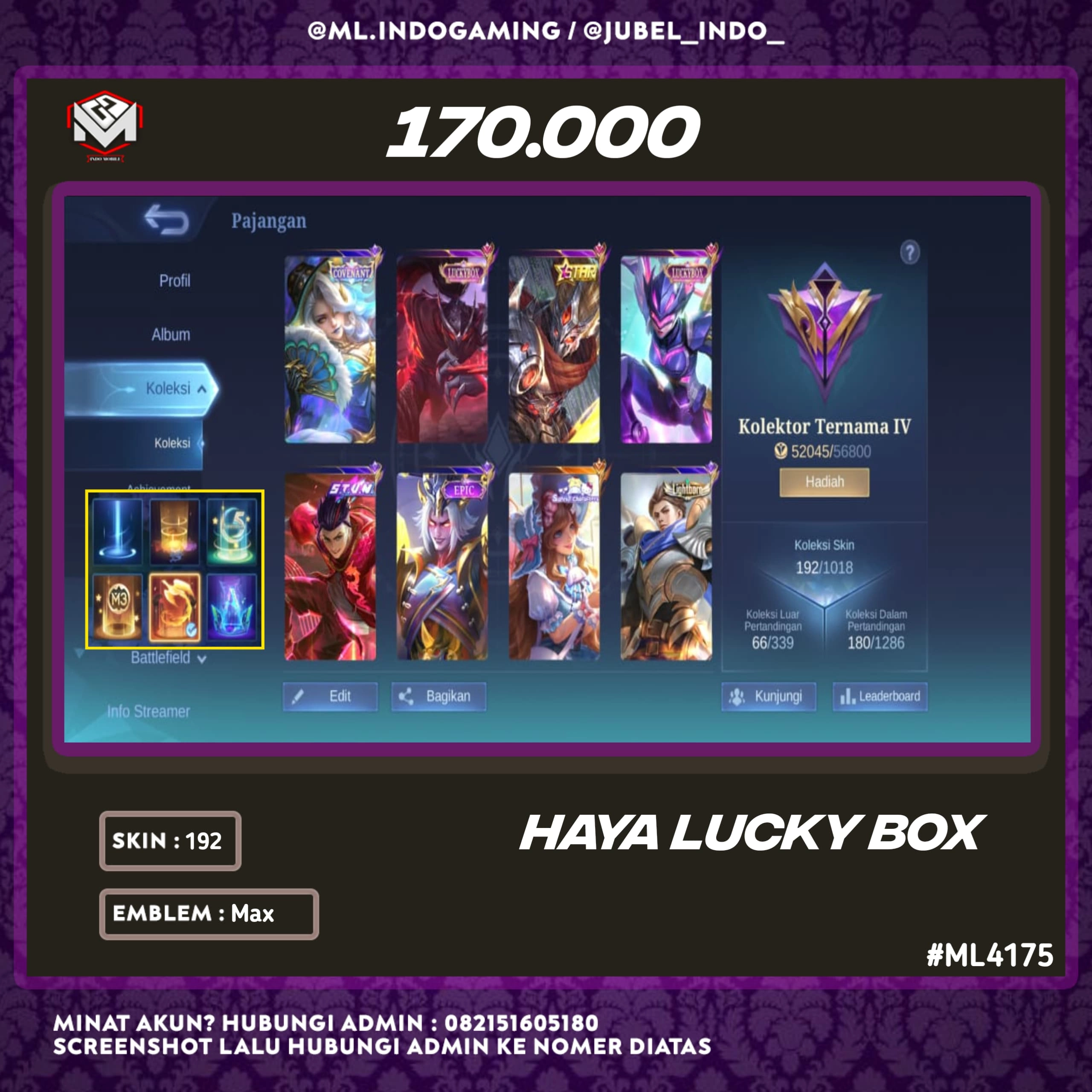 STOK ML #ML4175