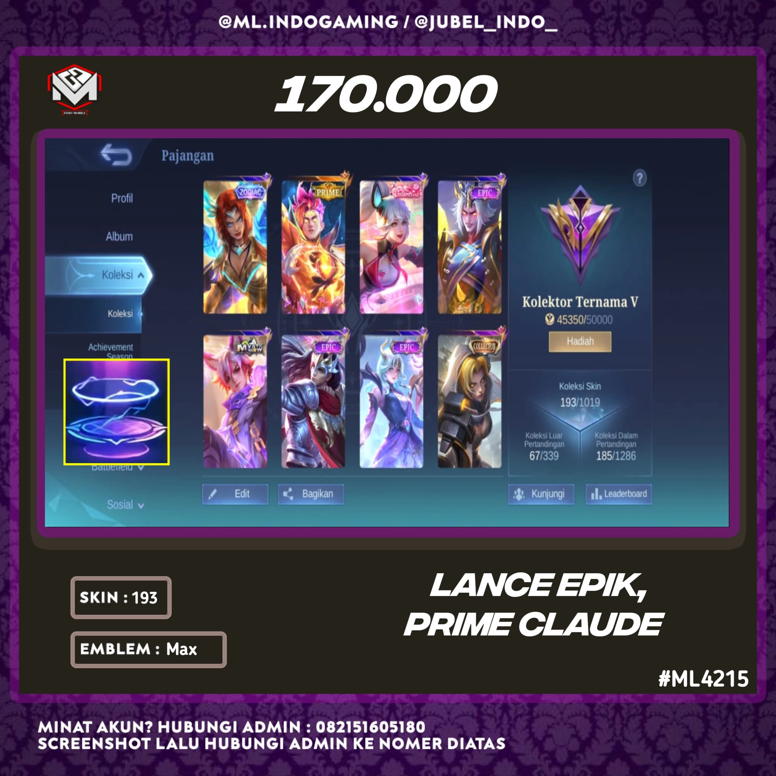 STOK ML #ML4215