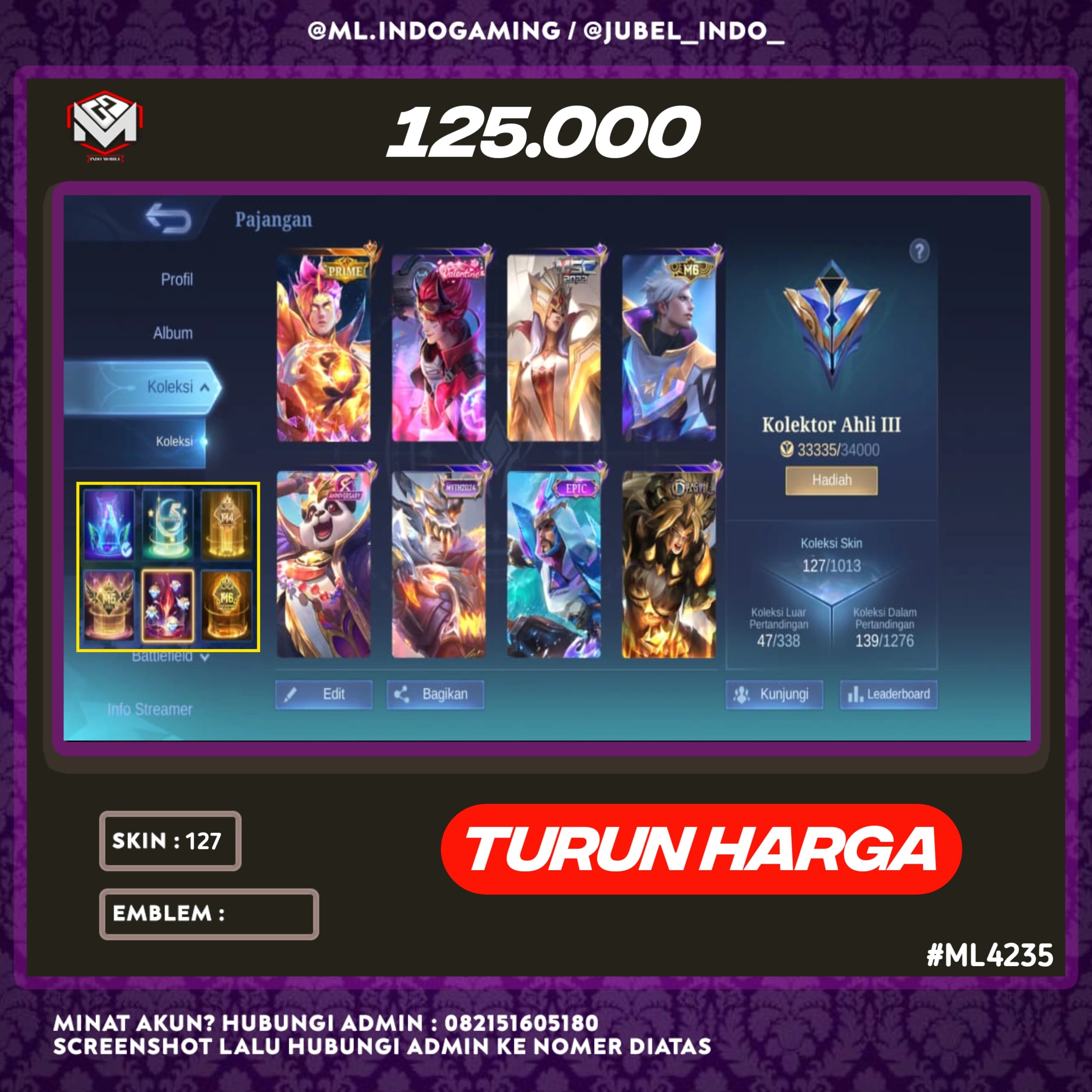 STOK ML #ML4235