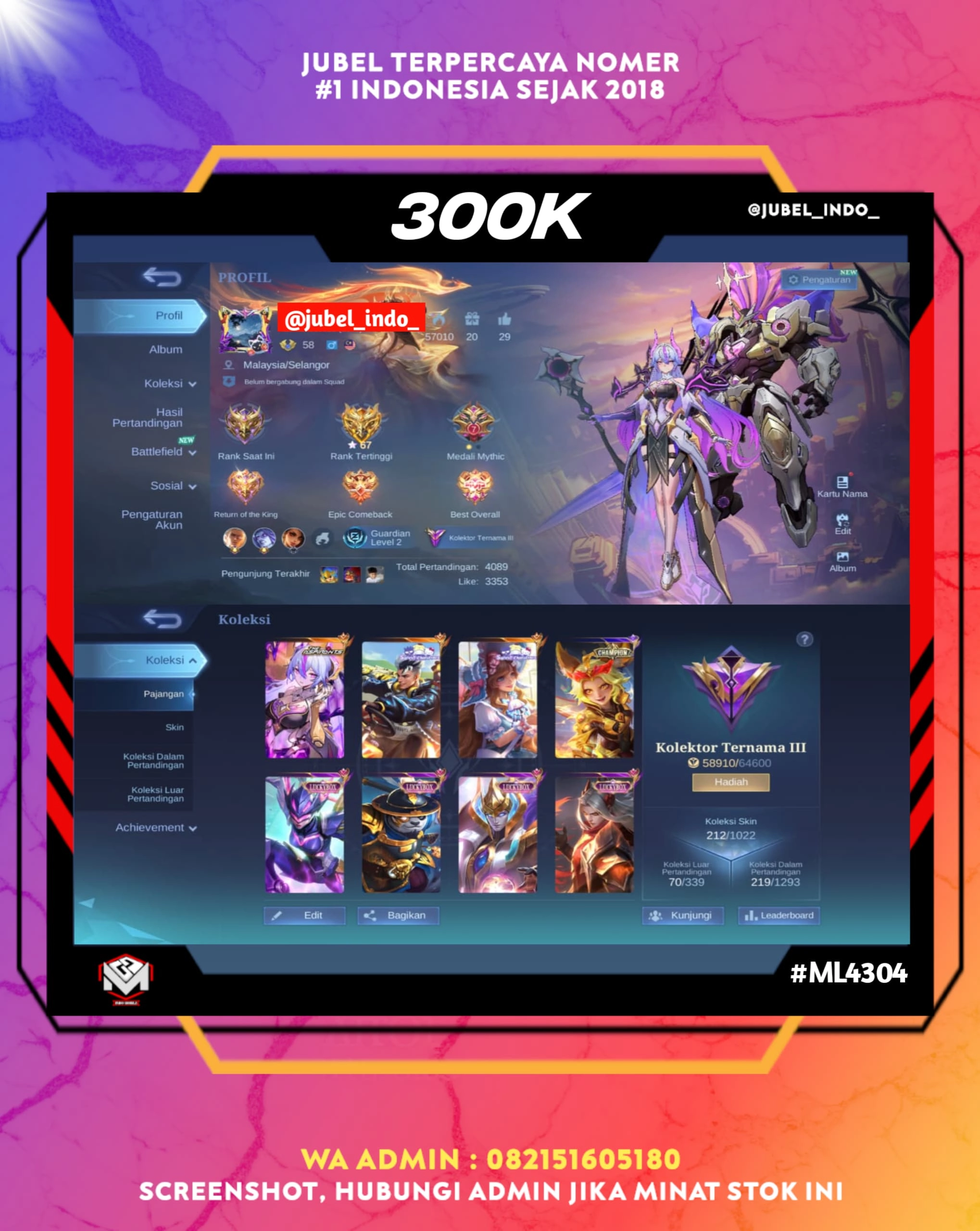 STOK ML #ML4304