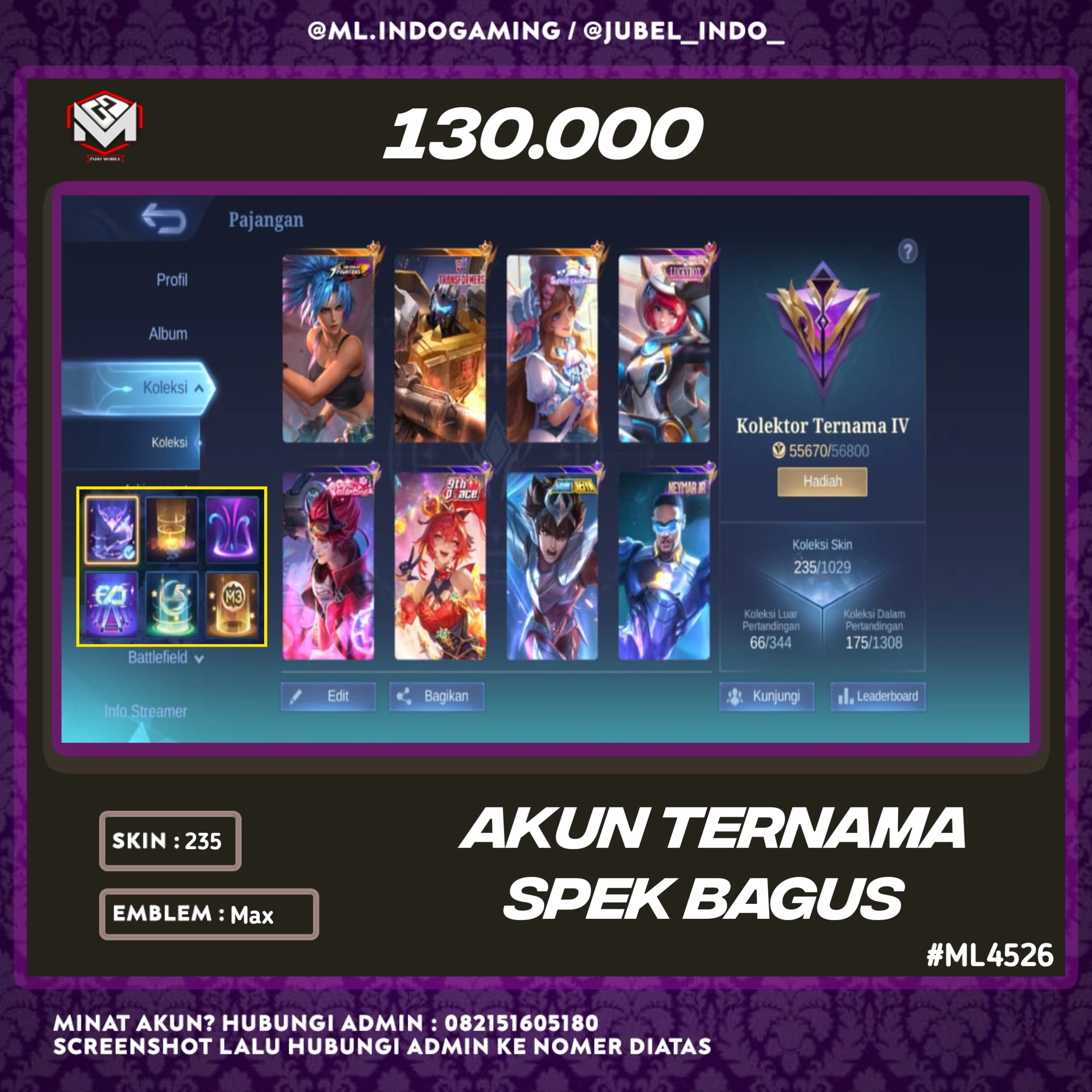 STOK ML #ML4526