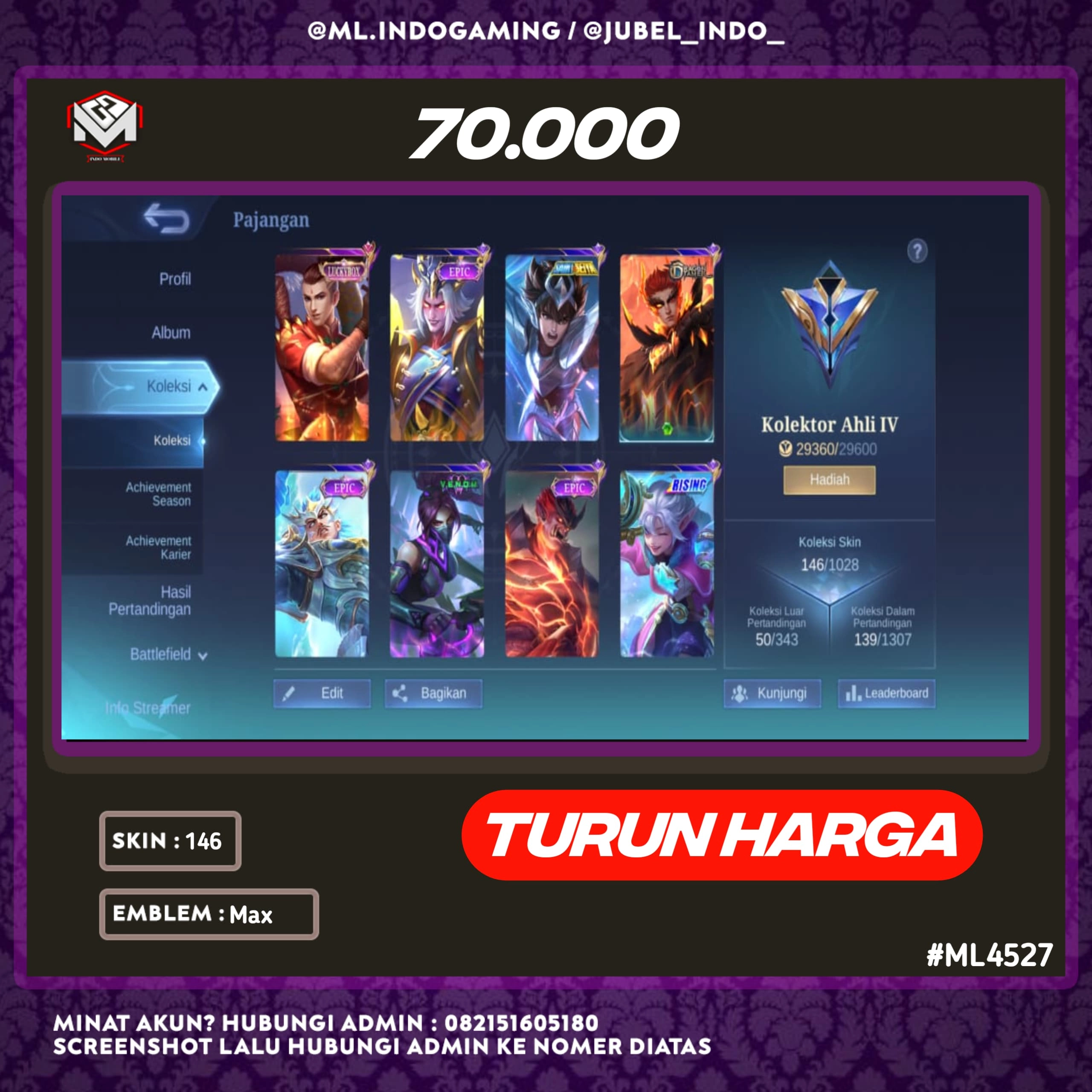 STOK ML #ML4527