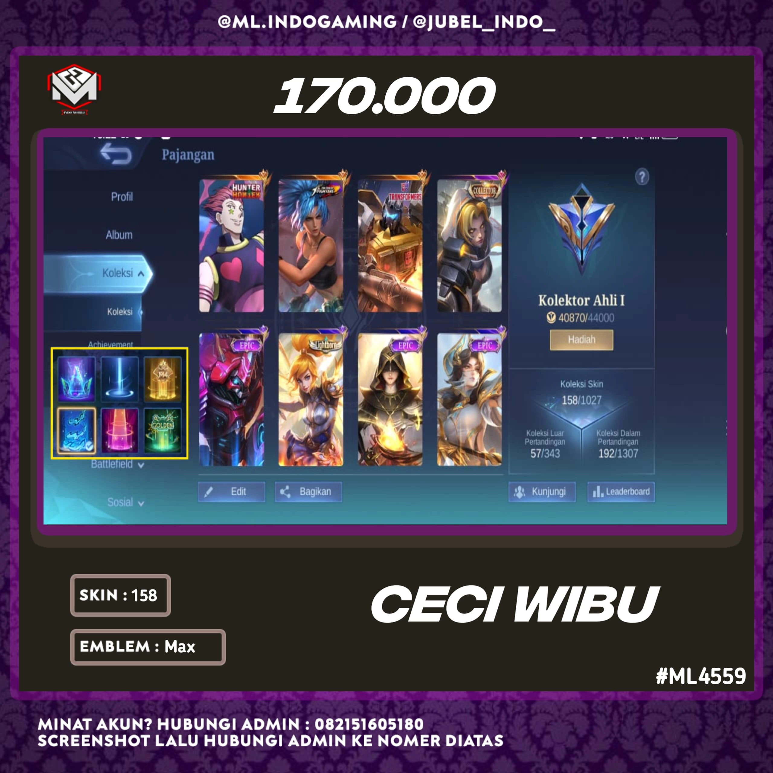 STOK ML #ML4559